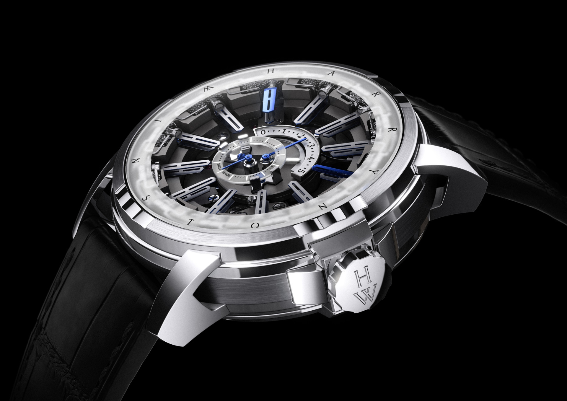 Harry Winston Opus XII. 27 стрелок и хитрая анимация 