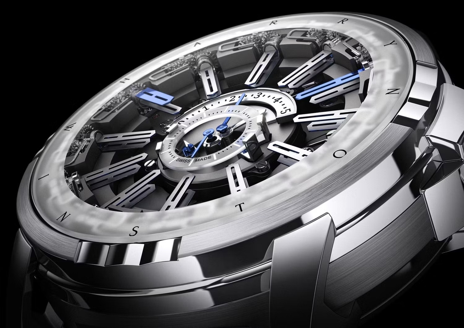 Harry Winston Opus XII. 27 стрелок и хитрая анимация 