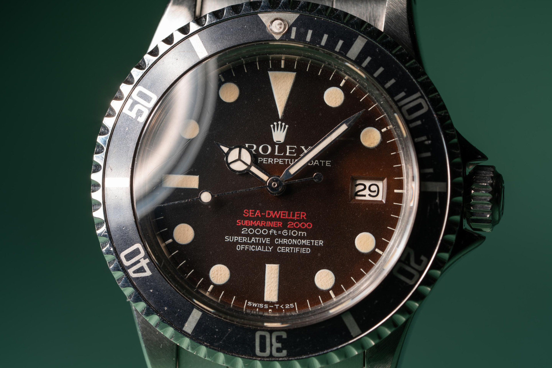 Rolex Double Red Sea Dweller Ref. 1665, 1971 год