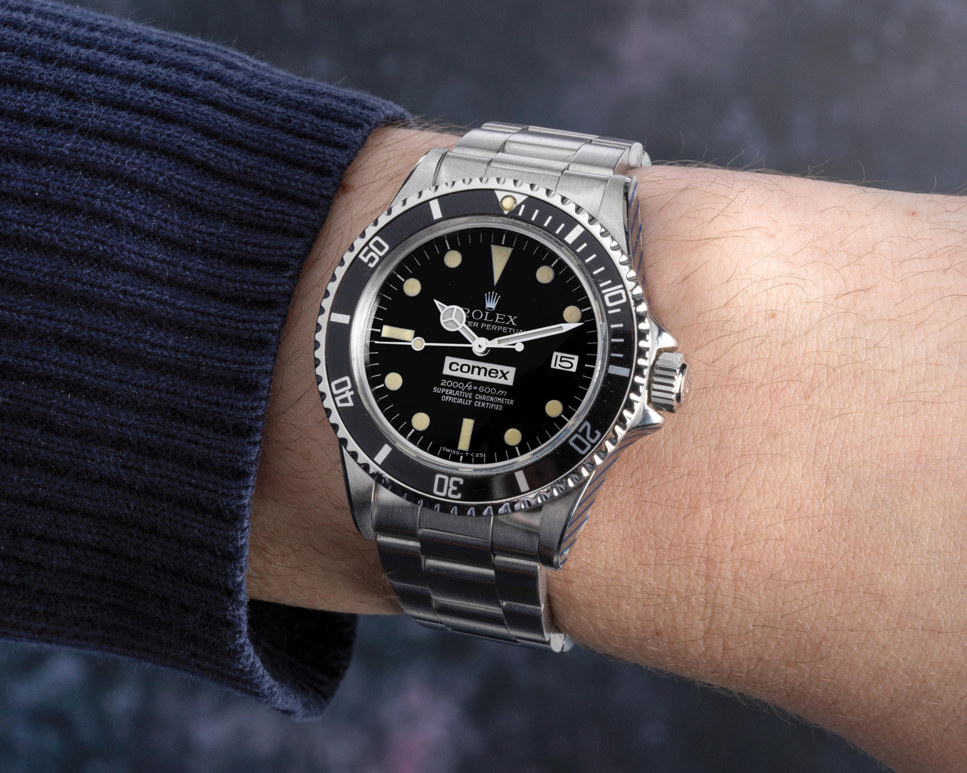 Rolex Sea Dweller, Ref: 1665 с логотипом COMEX, 1977 год