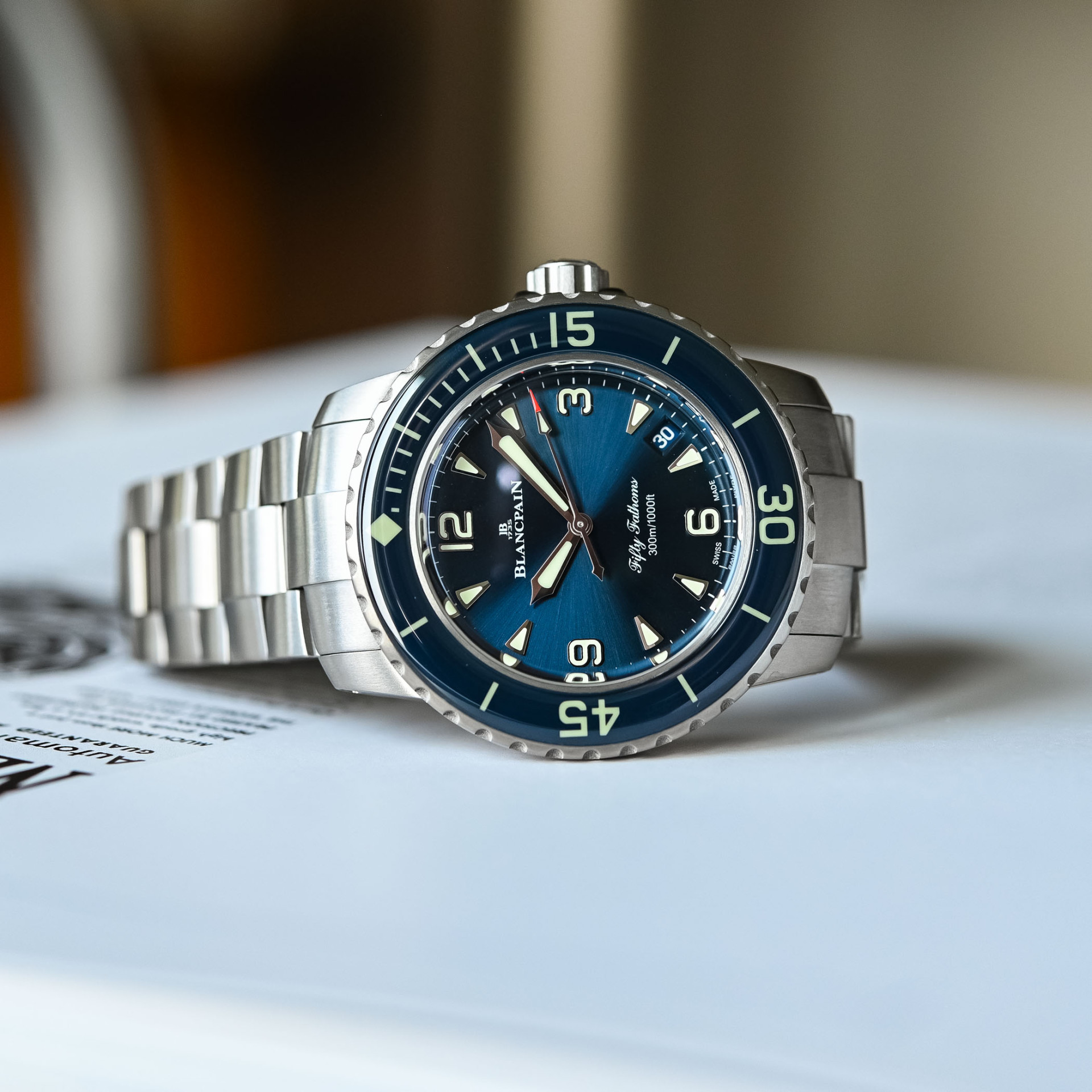 Blancpain Fifty Fathoms Automatic 38 mm. Компактное трио для мужчин и женщин