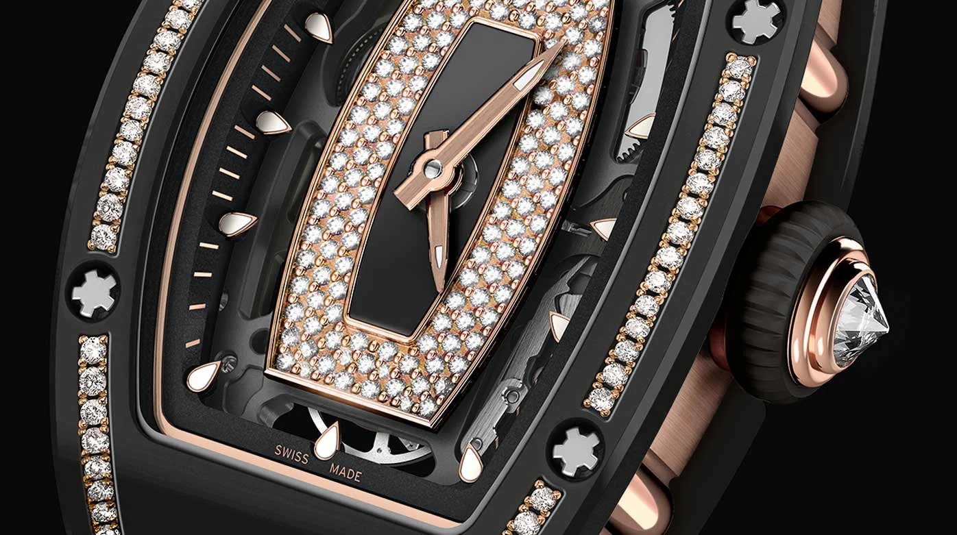 Richard Mille RM 07-01 в корпусе из инкрустированной черной керамики