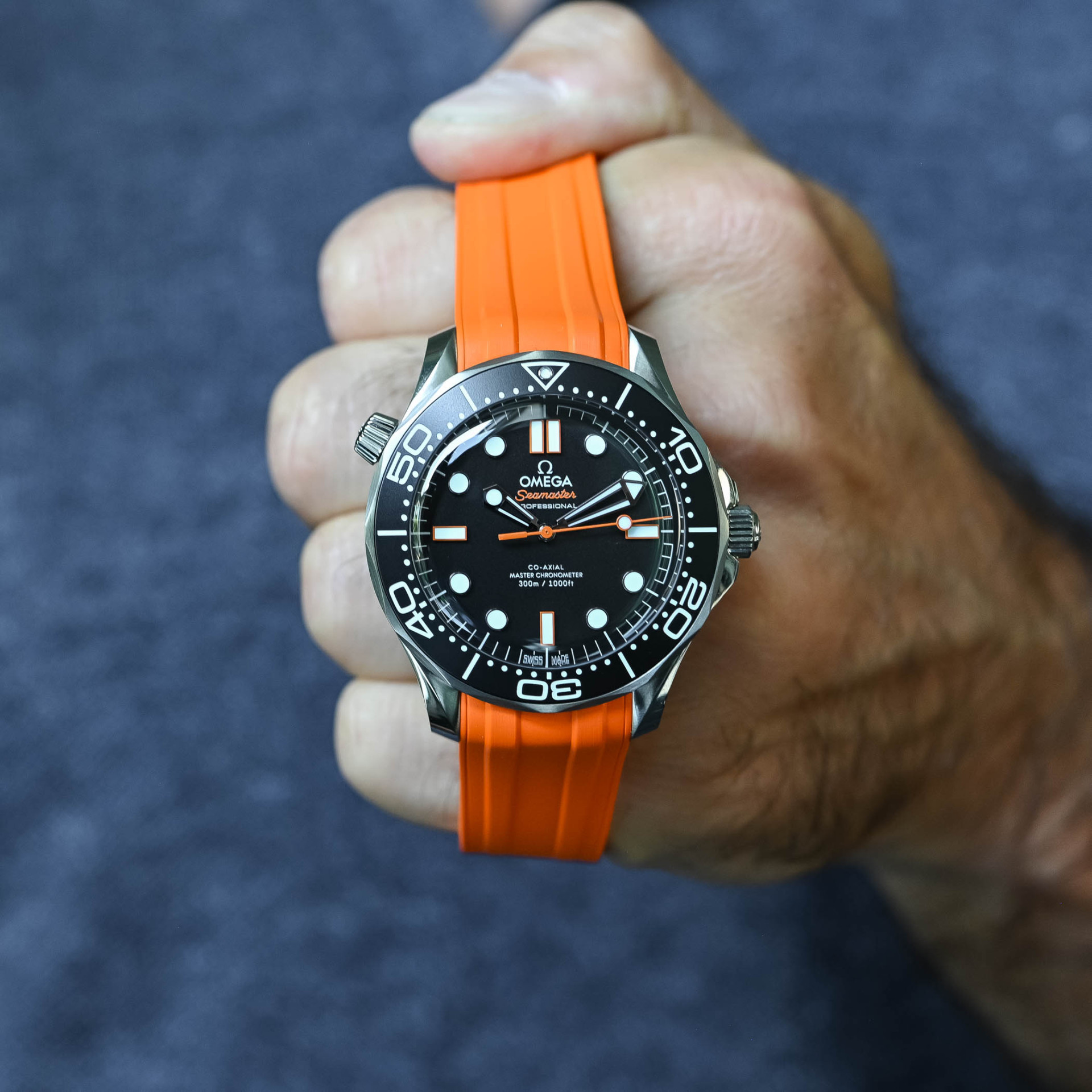 Omega Seamaster Diver 300M No-Date Orange