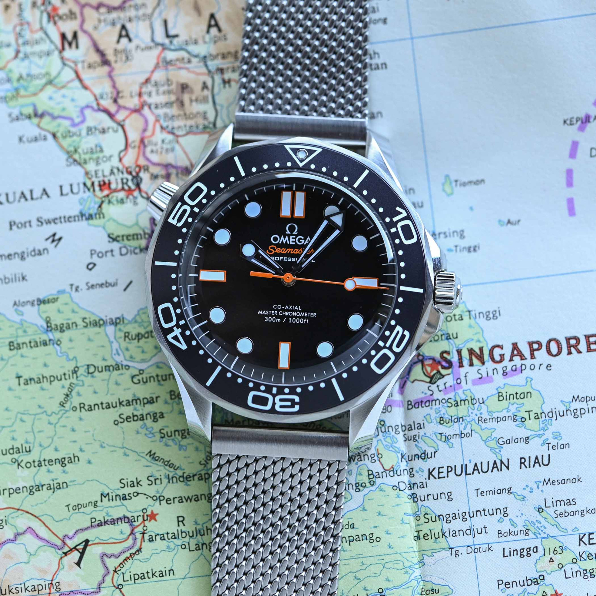 Omega Seamaster Diver 300M No-Date Orange