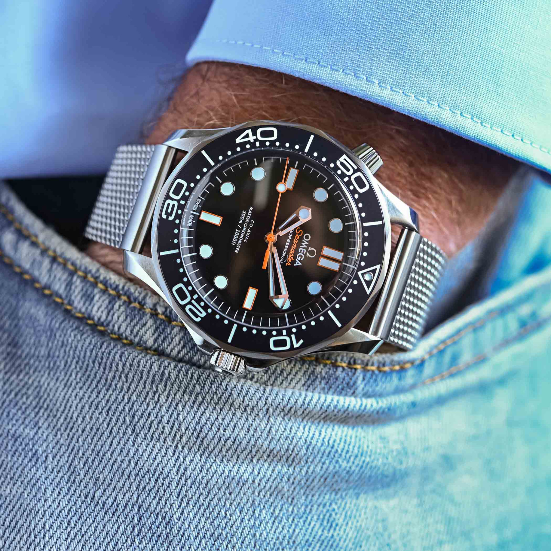 Omega Seamaster Diver 300M No-Date Orange