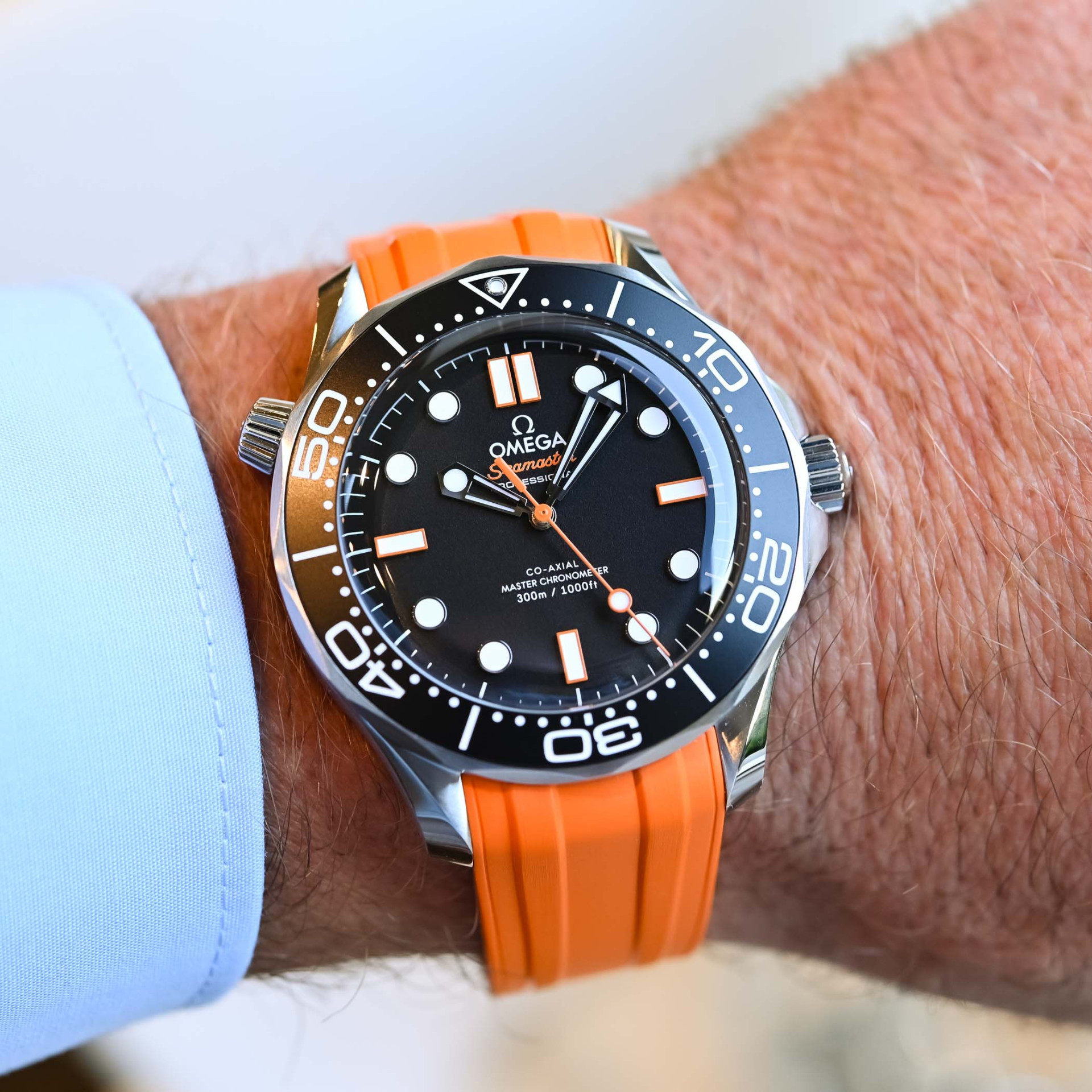 Omega Seamaster Diver 300M No-Date Orange