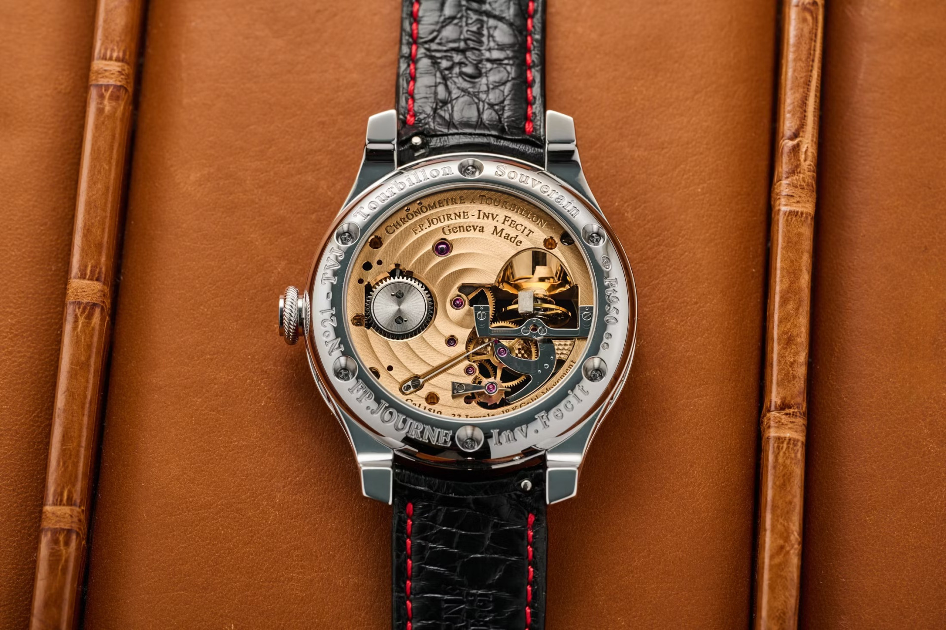 F.P. Journe Tourbillon Souverain Vertical Joaillerie Rubis