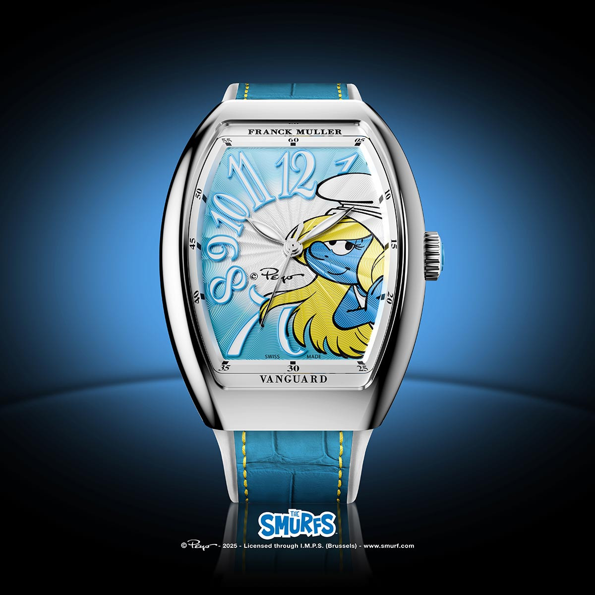 Franck Muller Vanguard Schtroumpfette
