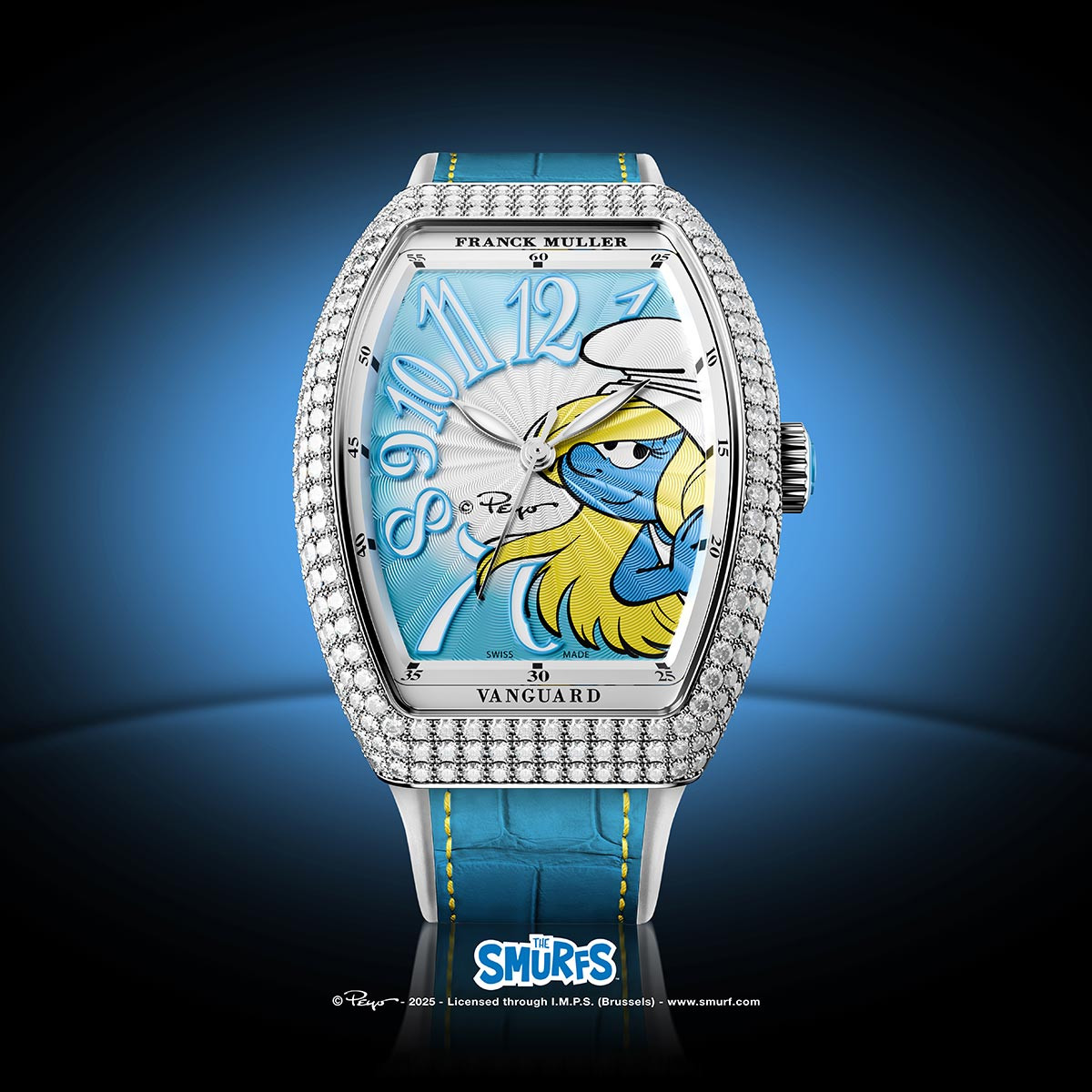 Franck Muller Vanguard Schtroumpfette
