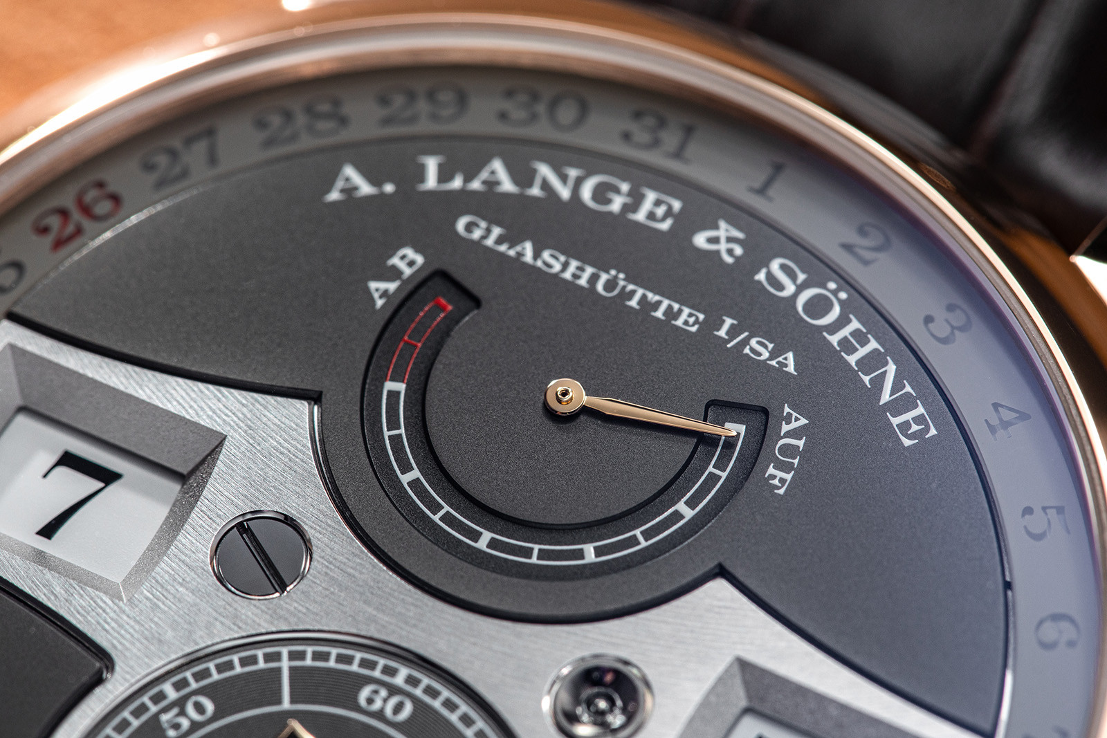 A. Lange & Söhne Zeitwerk Date Pink Gold