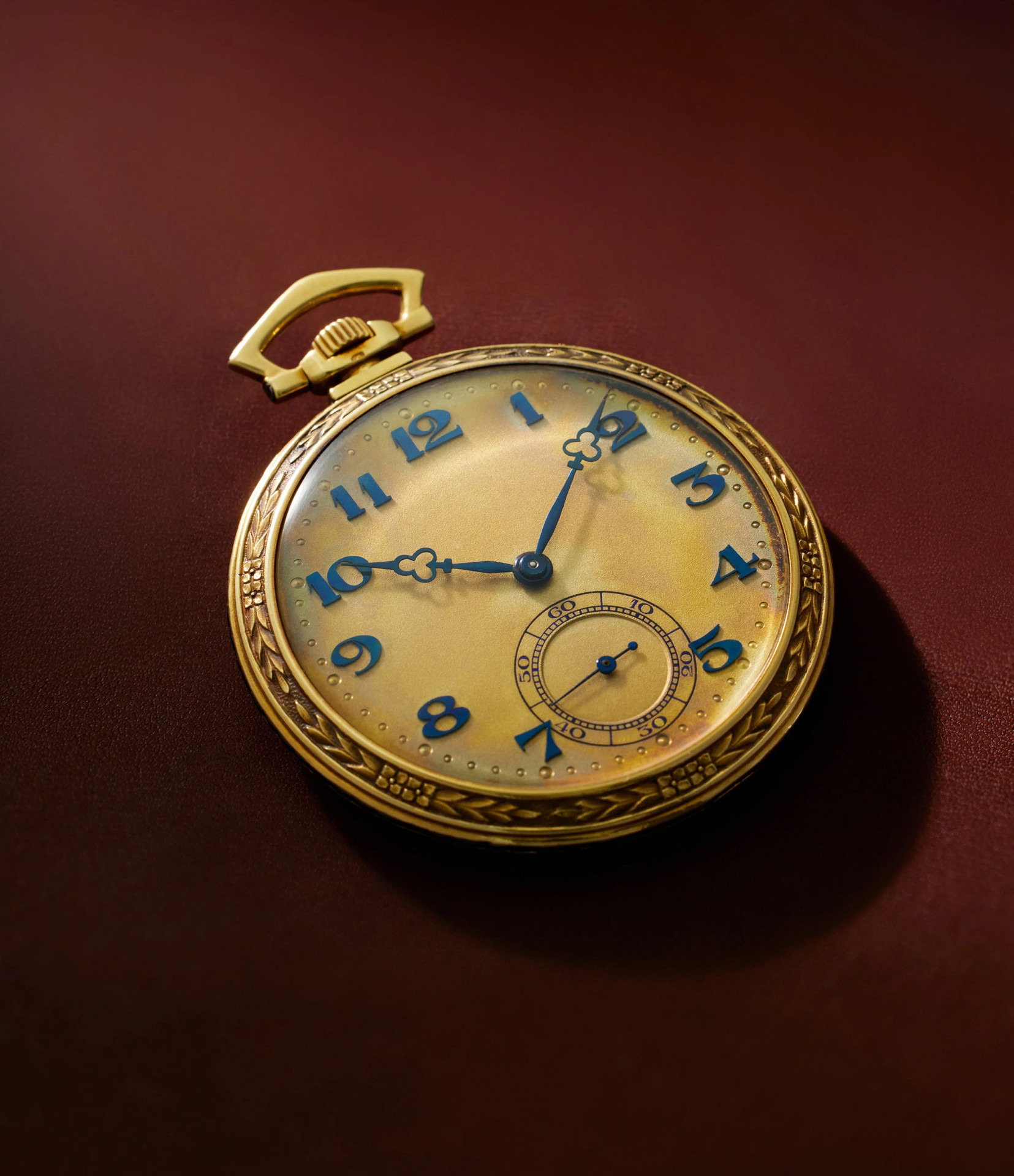 Часы Jules Jürgensen № 16879 с золотой эмалью, 1930 год