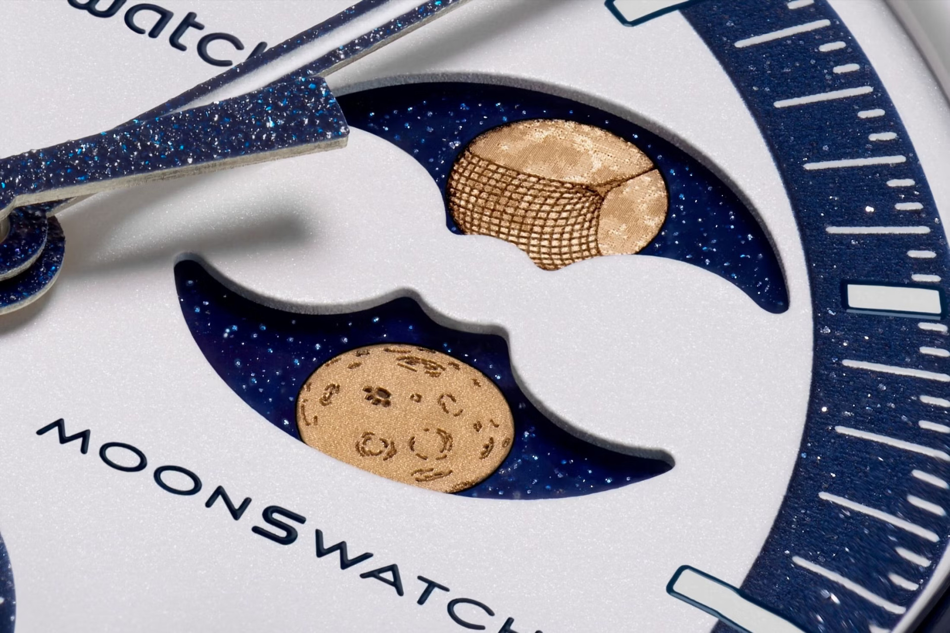 Omega x Swatch MoonSwatch Mission to Earthphase Moonshine Gold