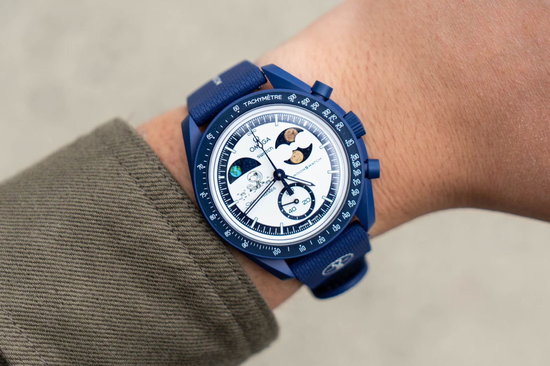 Omega x Swatch MoonSwatch Mission to Earthphase Moonshine Gold