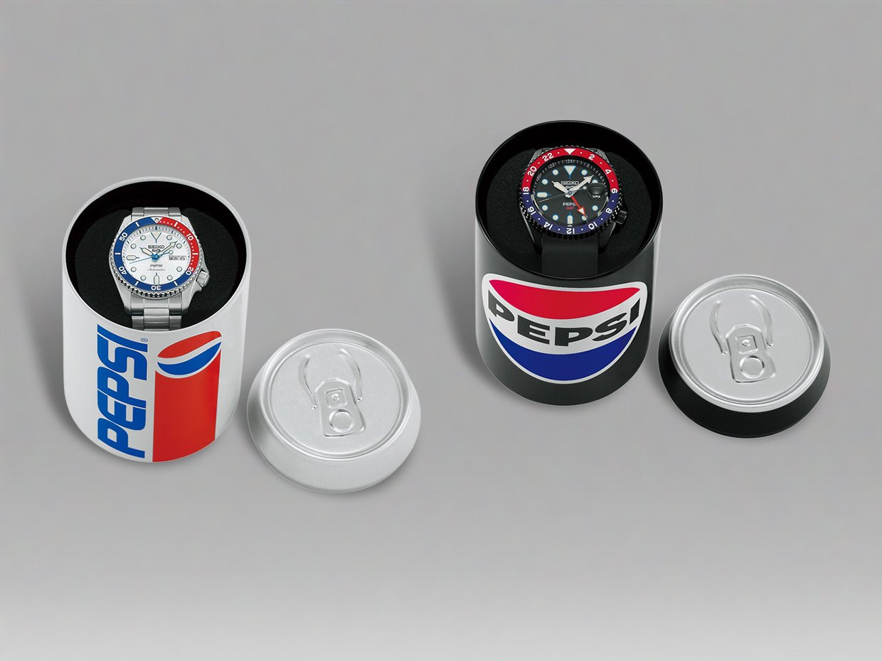 Seiko 5 Sports x Pepsi SSK047 и SRPL99
