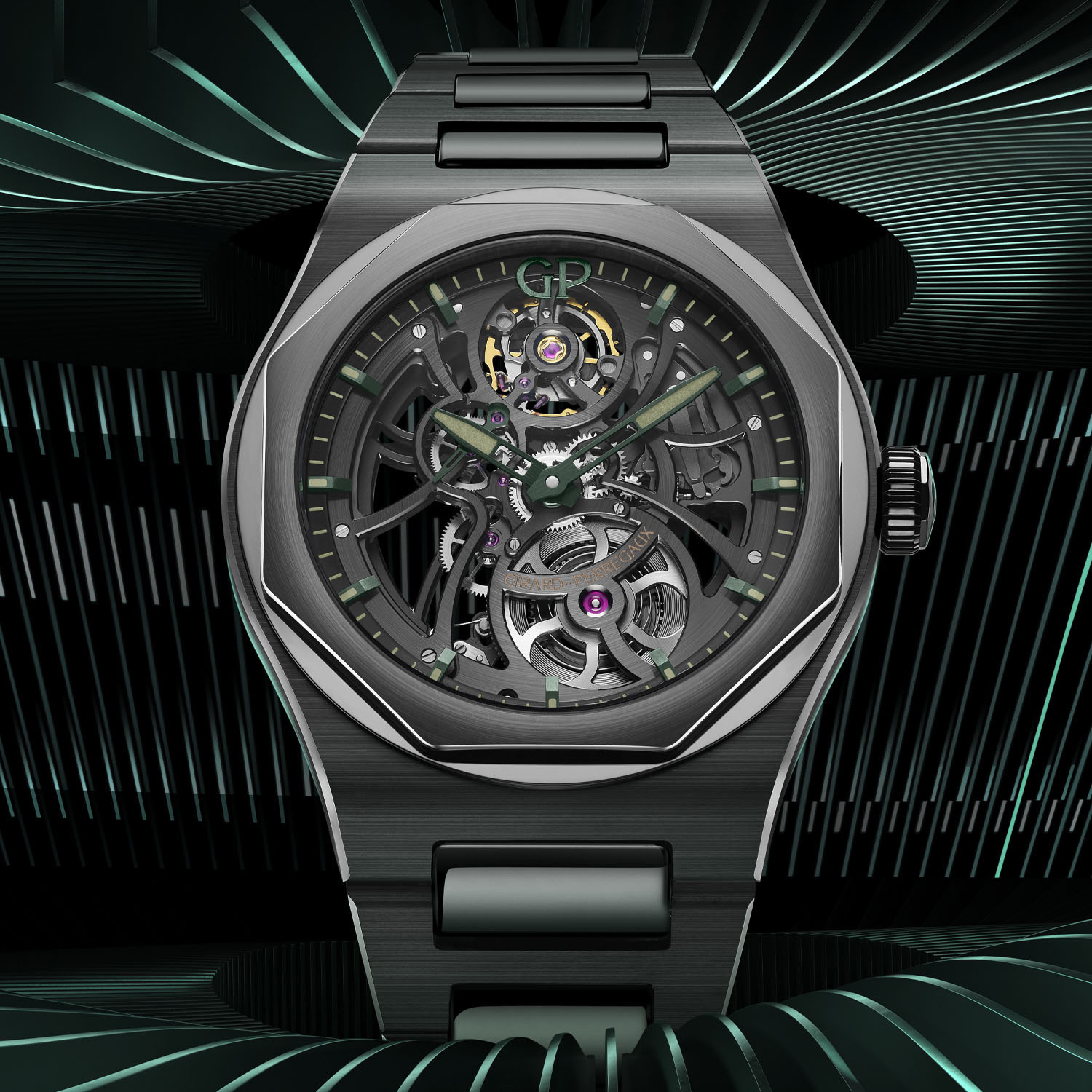 Girard-Perregaux Laureato Skeleton Aston Martin