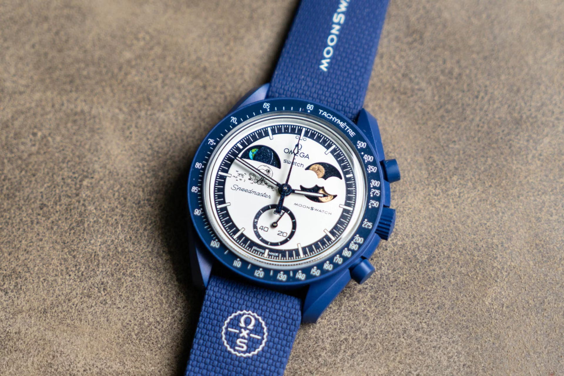 Omega x Swatch MoonSwatch Mission to Earthphase Moonshine Gold