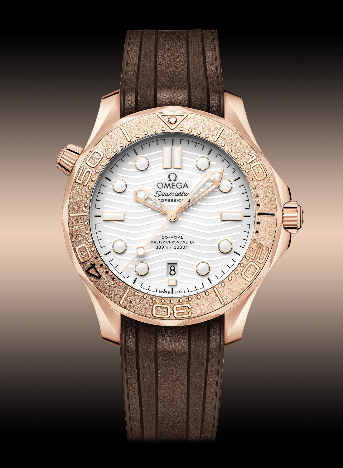 Omega Seamaster Diver 300M Moonshine и Sedna Gold