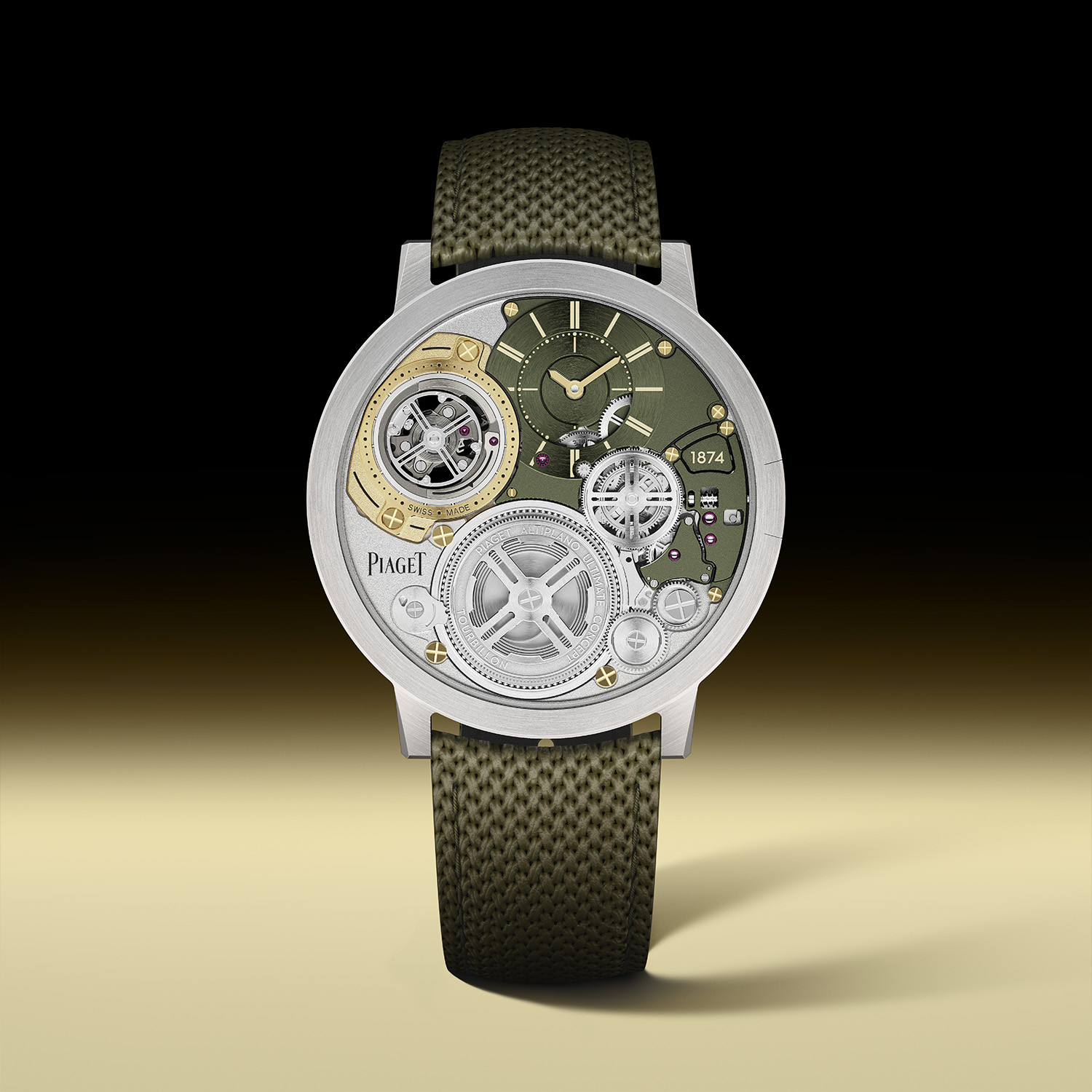 Piaget Altiplano 910P и Ultimate Concept Tourbillon в цвете хаки