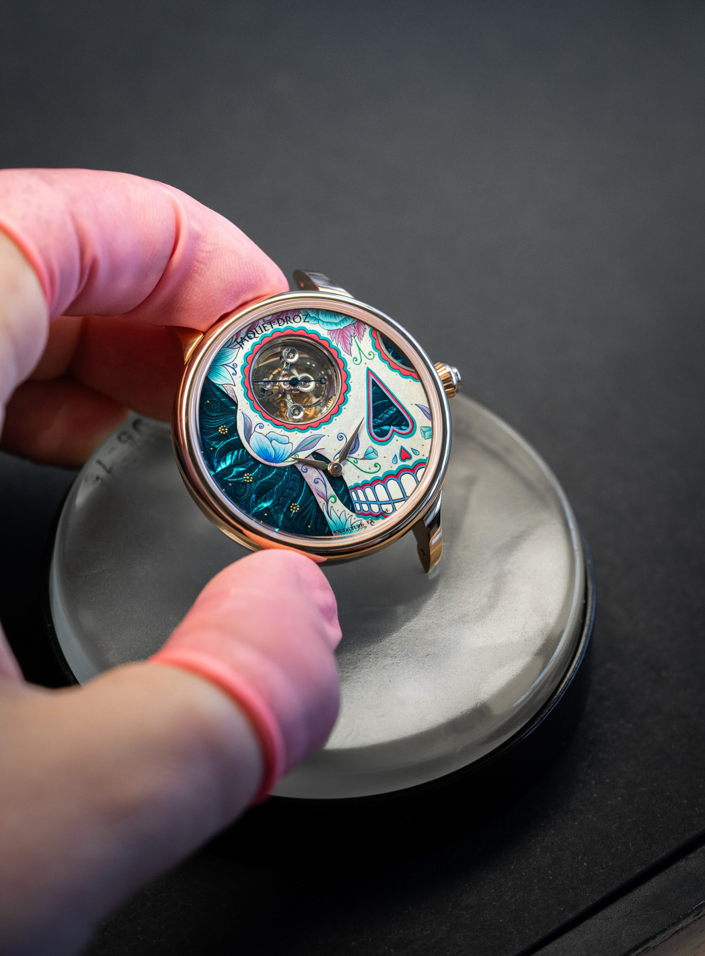 Jaquet Droz Tourbillon Red Gold - Catrina Skull