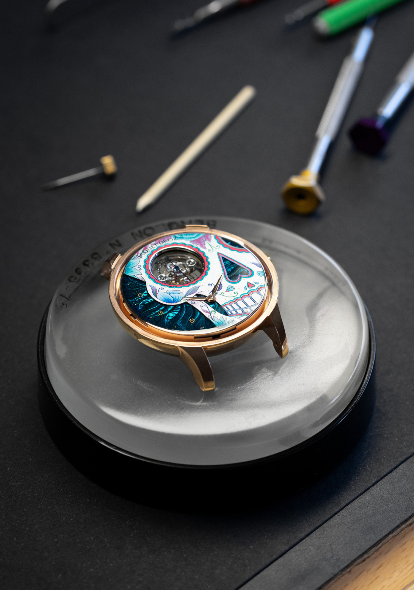 Jaquet Droz Tourbillon Red Gold - Catrina Skull