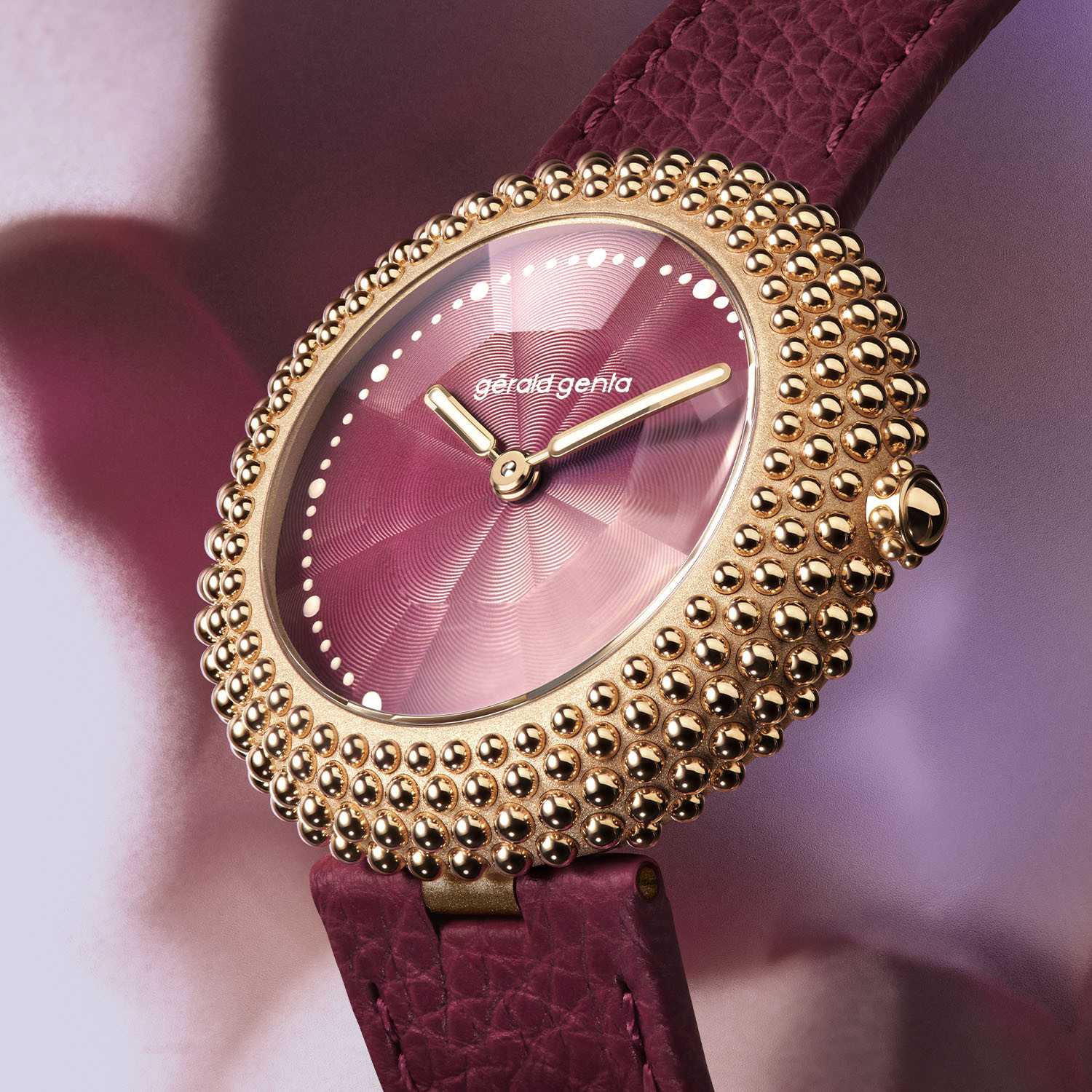 Gérald Genta Gentissima Oursin Black Onyx и Oursin Burgundy