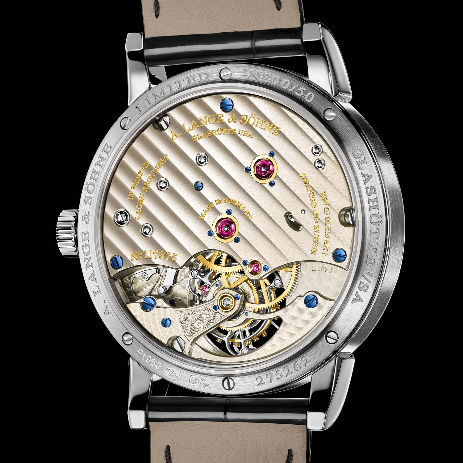 A. Lange & Söhne 1815 Tourbillon в платиновом корпусе