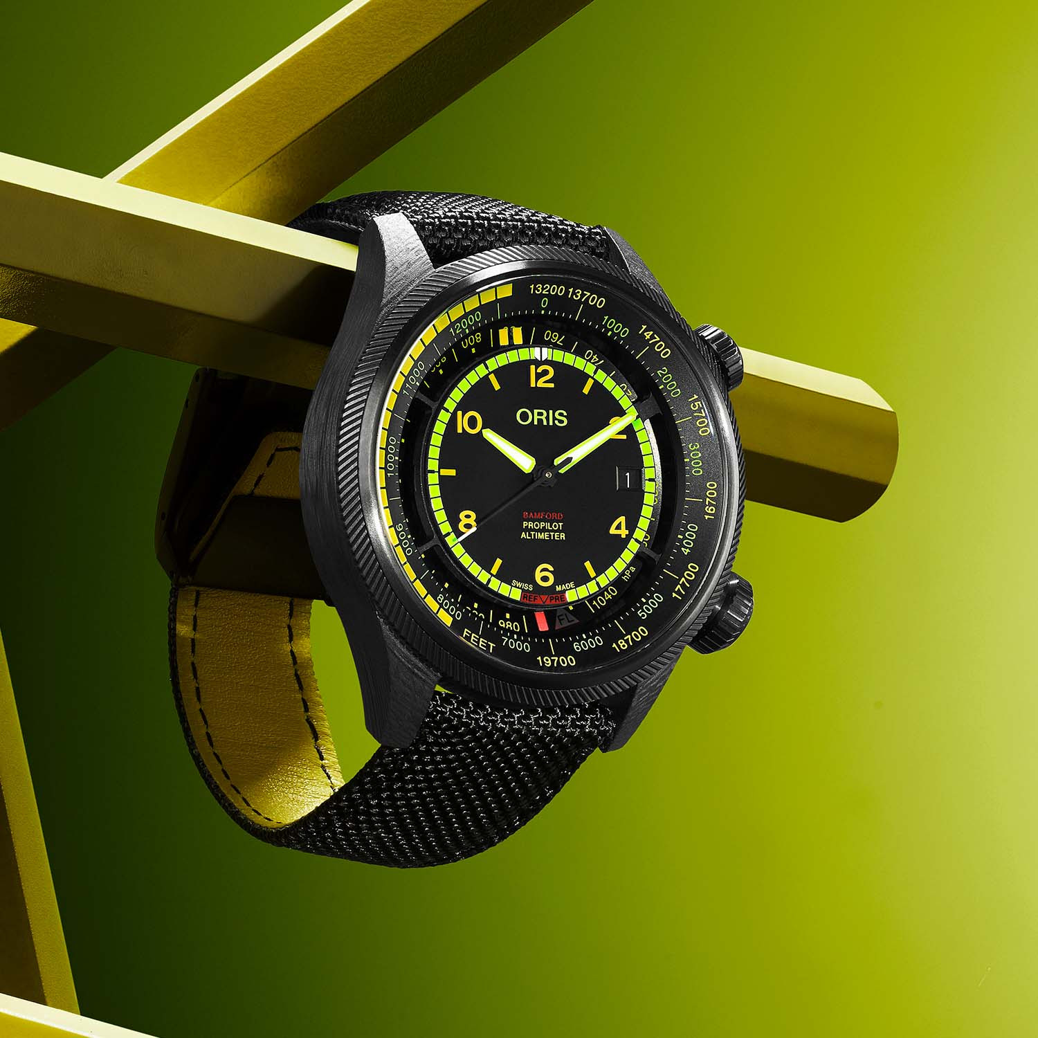 Oris x Bamford ProPilot Altimeter Mission Control