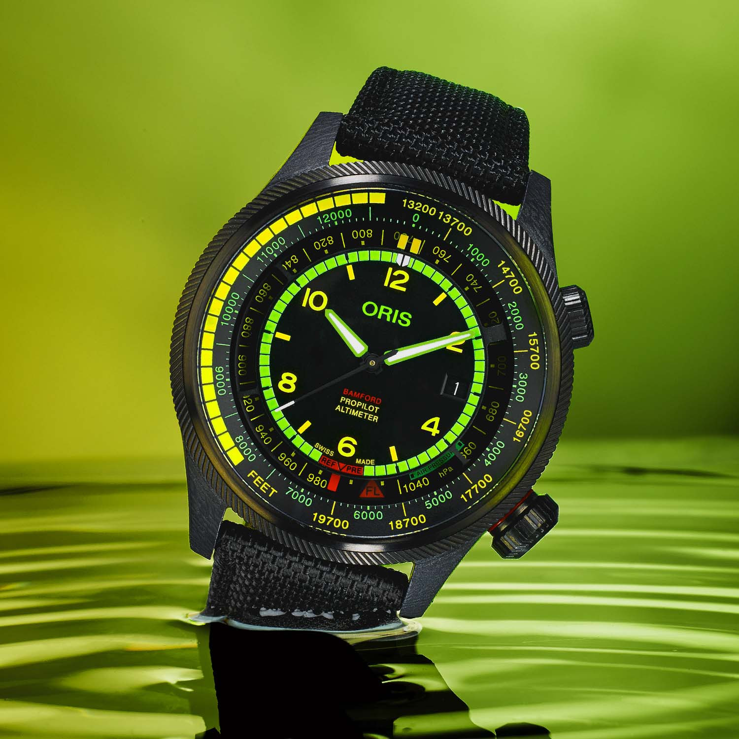 Oris x Bamford ProPilot Altimeter Mission Control