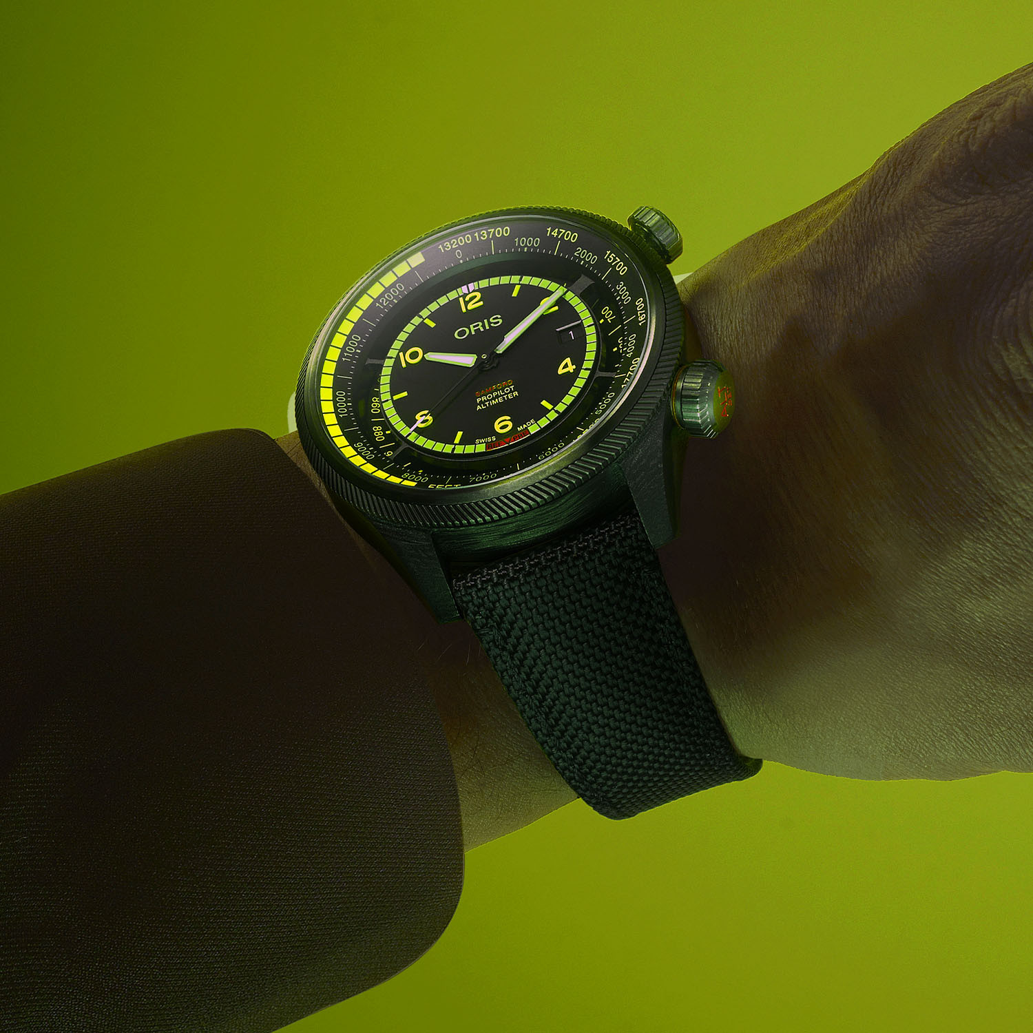 Oris x Bamford ProPilot Altimeter Mission Control
