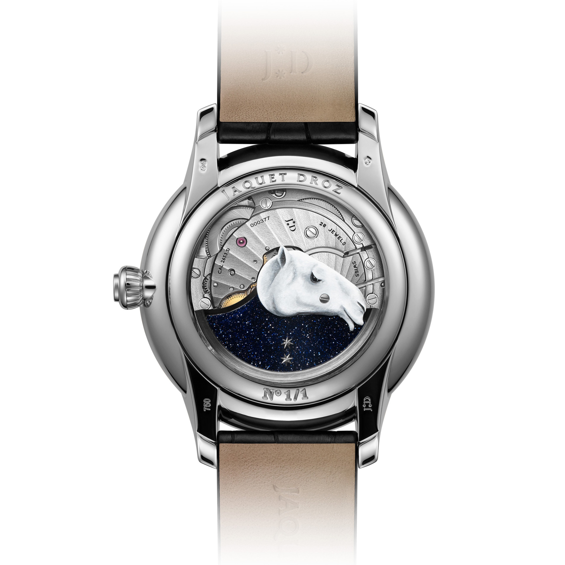 Jaquet Droz Petite Heure Minute Platine – Camels