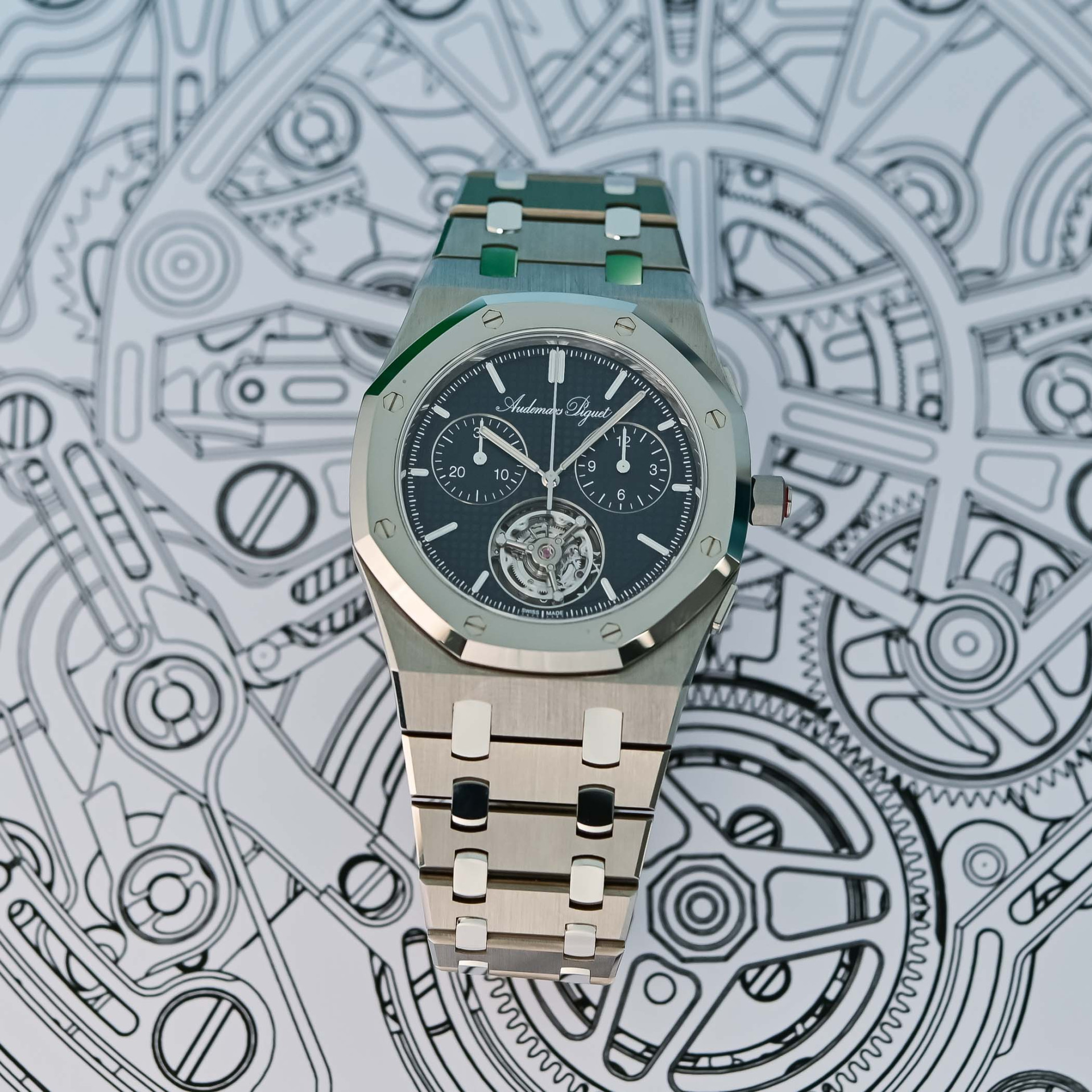 Audemars Piguet Royal Oak Jumbo Extra-Thin Selfwinding Flying Tourbillon Chronograph RD#5 150th Anniversary