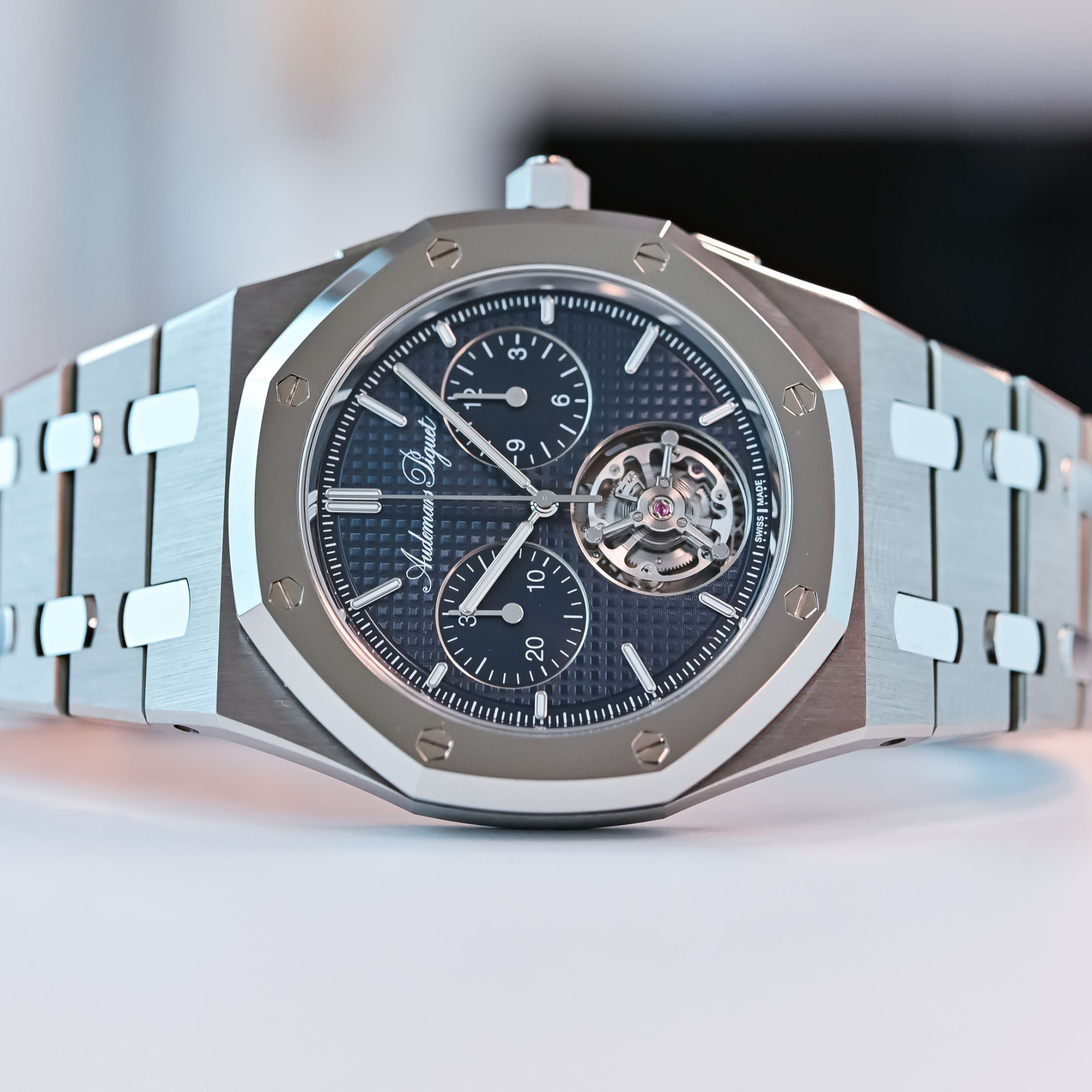 Audemars Piguet Royal Oak Jumbo Extra-Thin Selfwinding Flying Tourbillon Chronograph RD#5 150th Anniversary