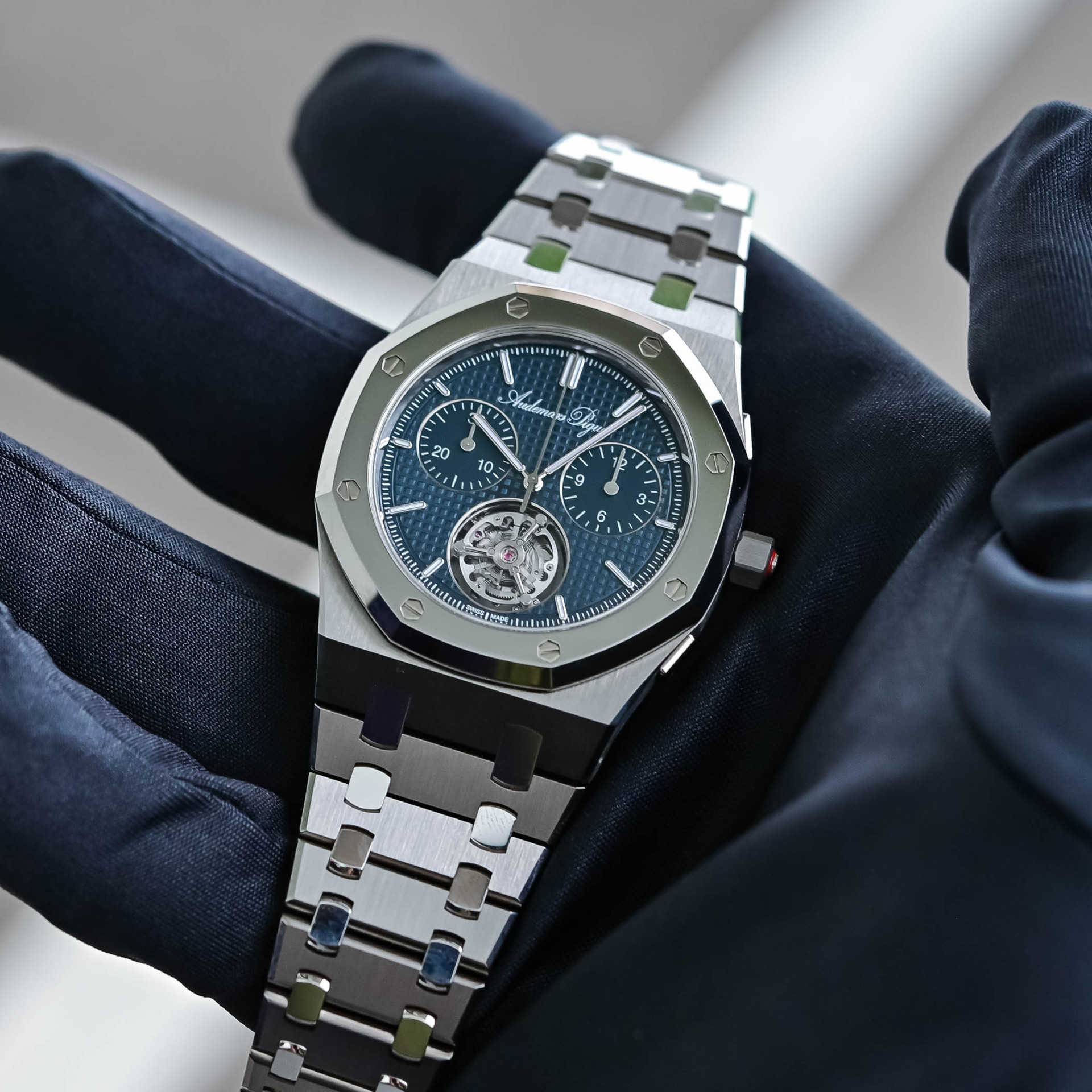 Audemars Piguet Royal Oak Jumbo Extra-Thin Selfwinding Flying Tourbillon Chronograph RD#5 150th Anniversary