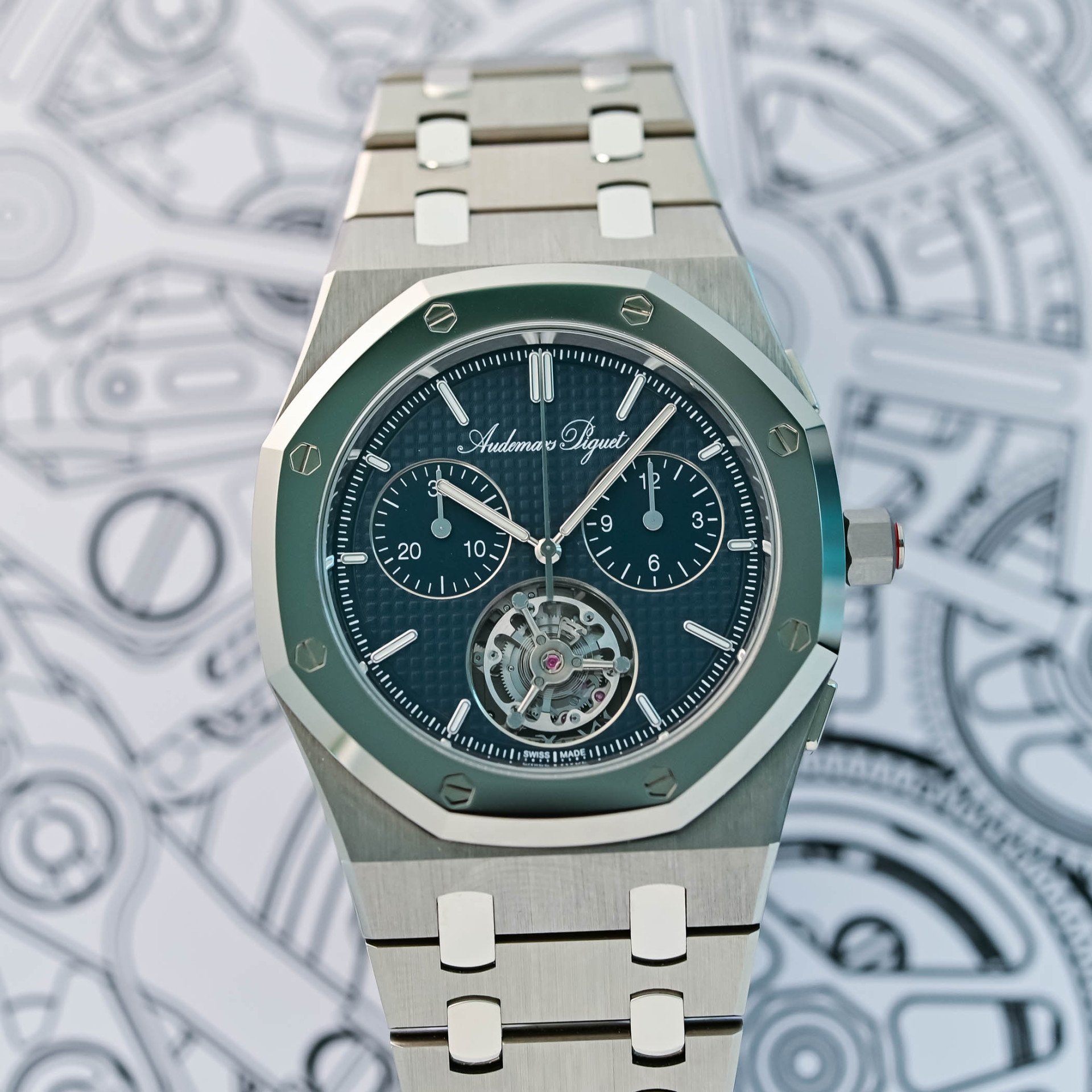 Audemars Piguet Royal Oak Jumbo Extra-Thin Selfwinding Flying Tourbillon Chronograph RD#5 150th Anniversary