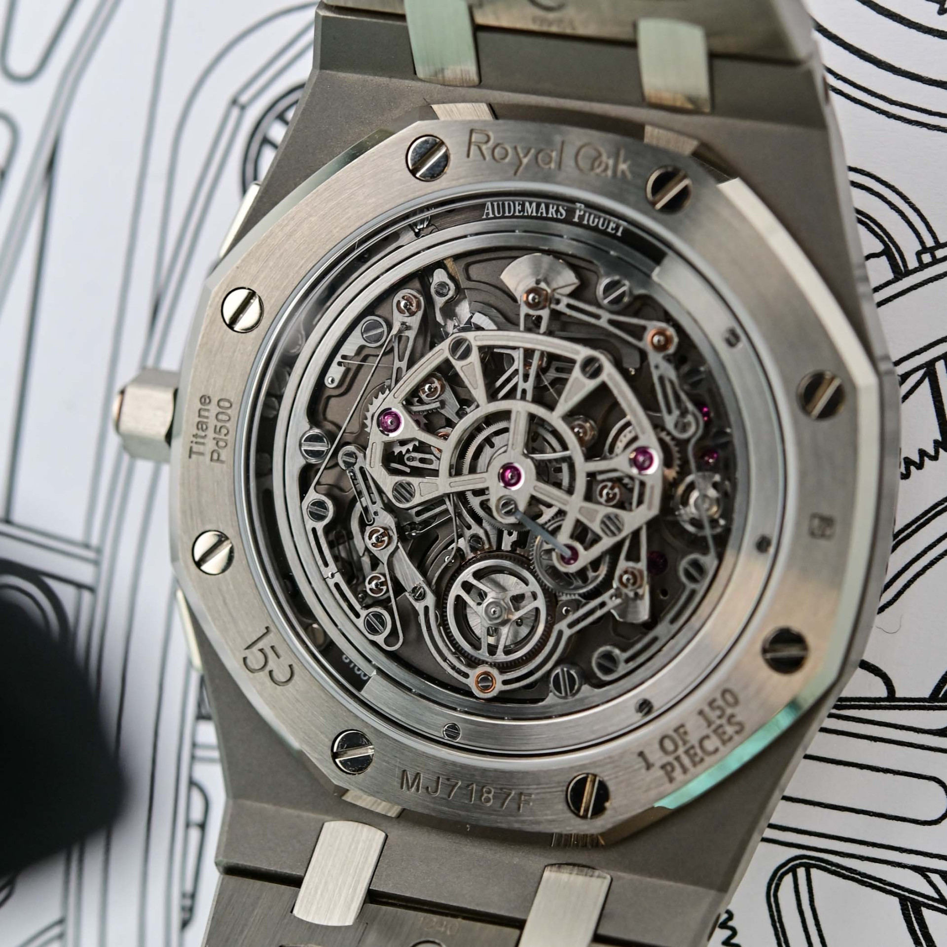 Audemars Piguet Royal Oak Jumbo Extra-Thin Selfwinding Flying Tourbillon Chronograph RD#5 150th Anniversary