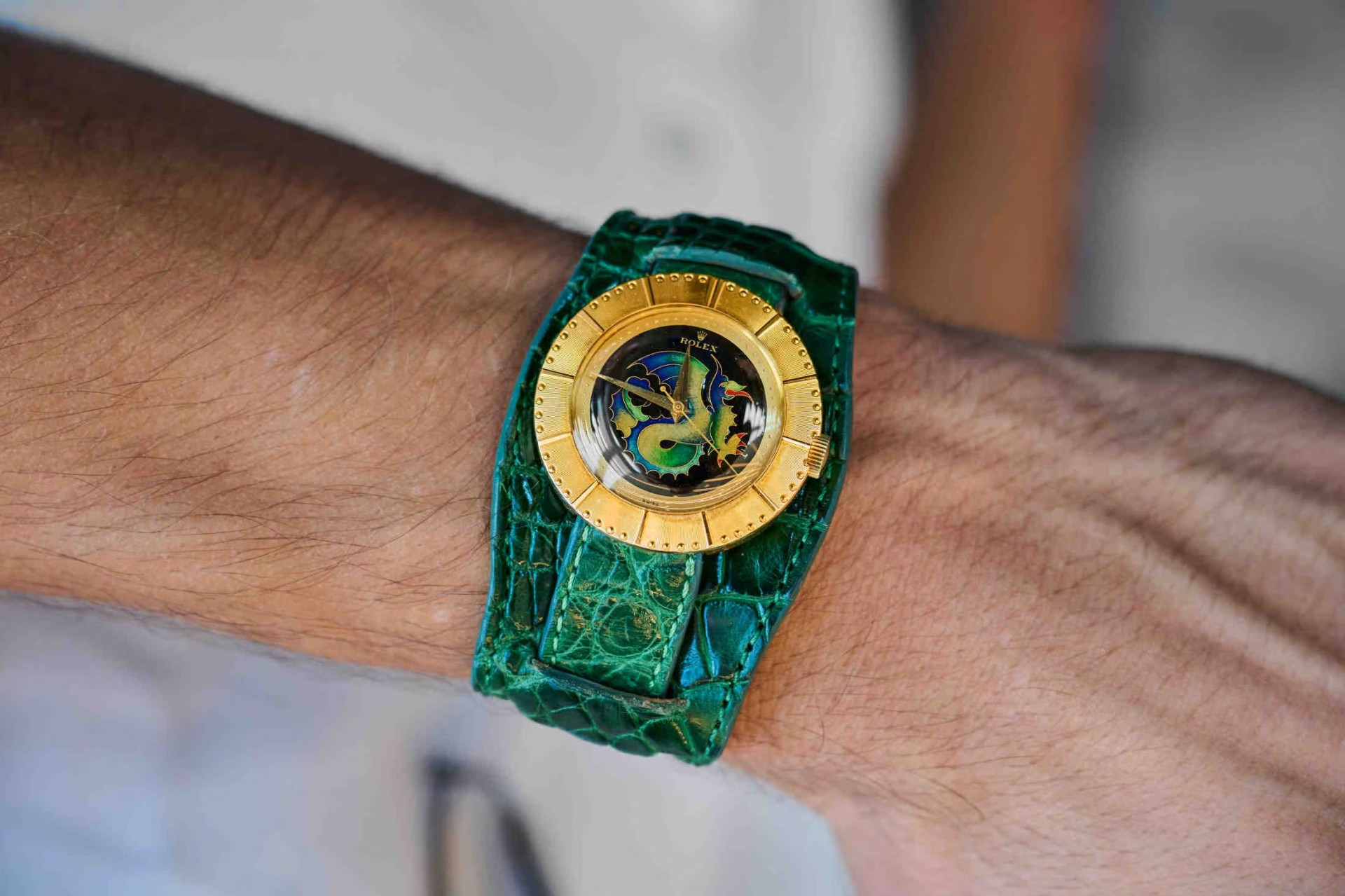 Rolex Champs Elysée ref. 865 с перегородчатой эмалью