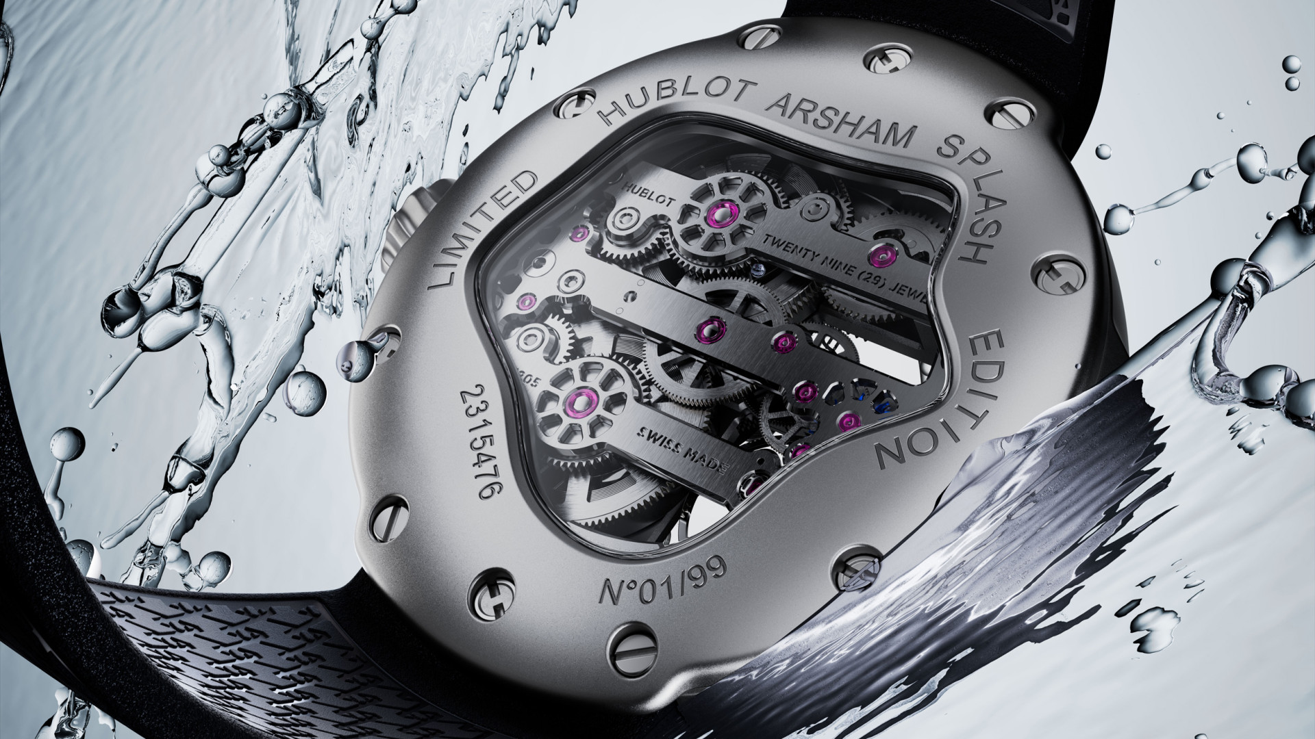 Hublot MP-17 MECA-10 Arsham Splash Titanium Sapphire