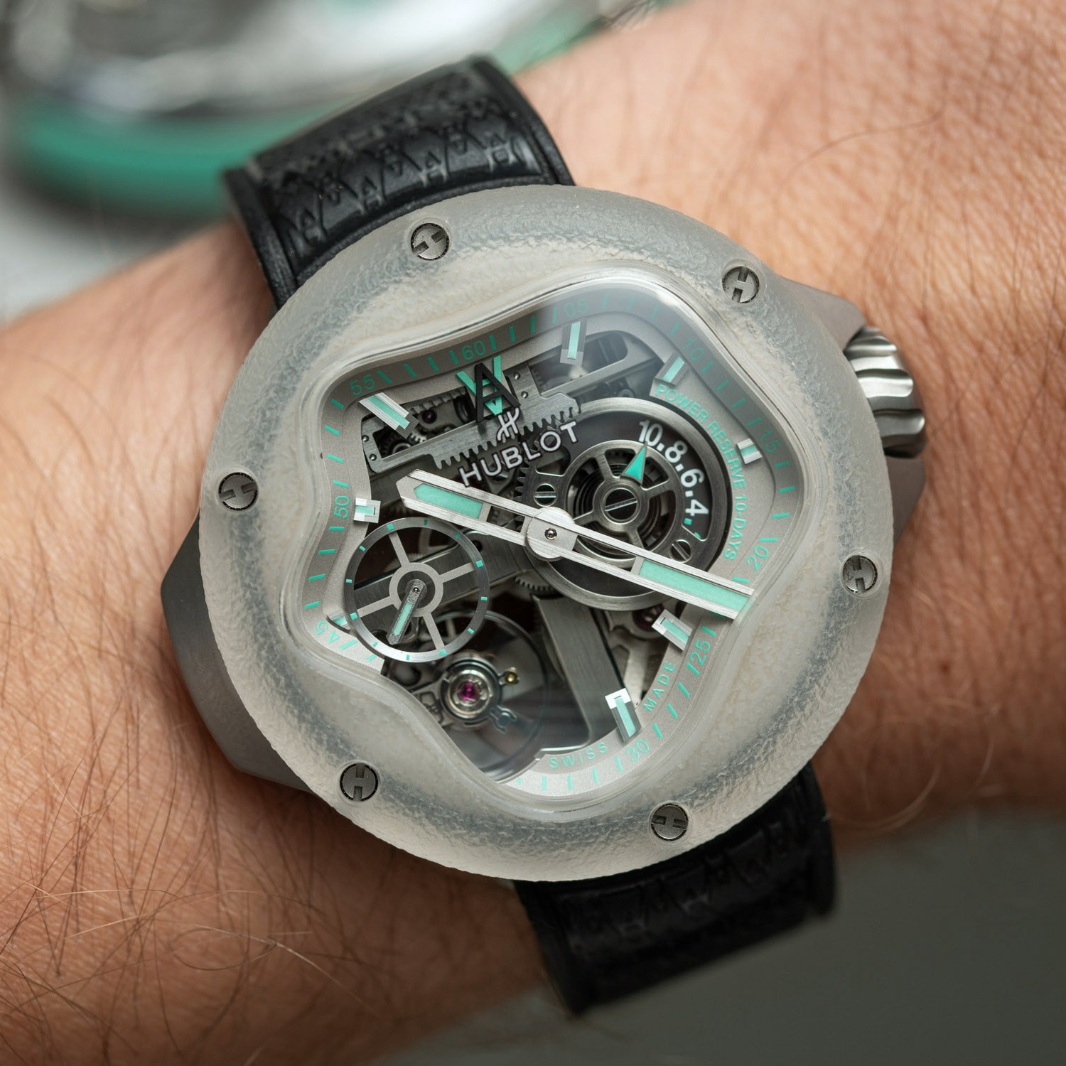 Hublot MP-17 MECA-10 Arsham Splash Titanium Sapphire