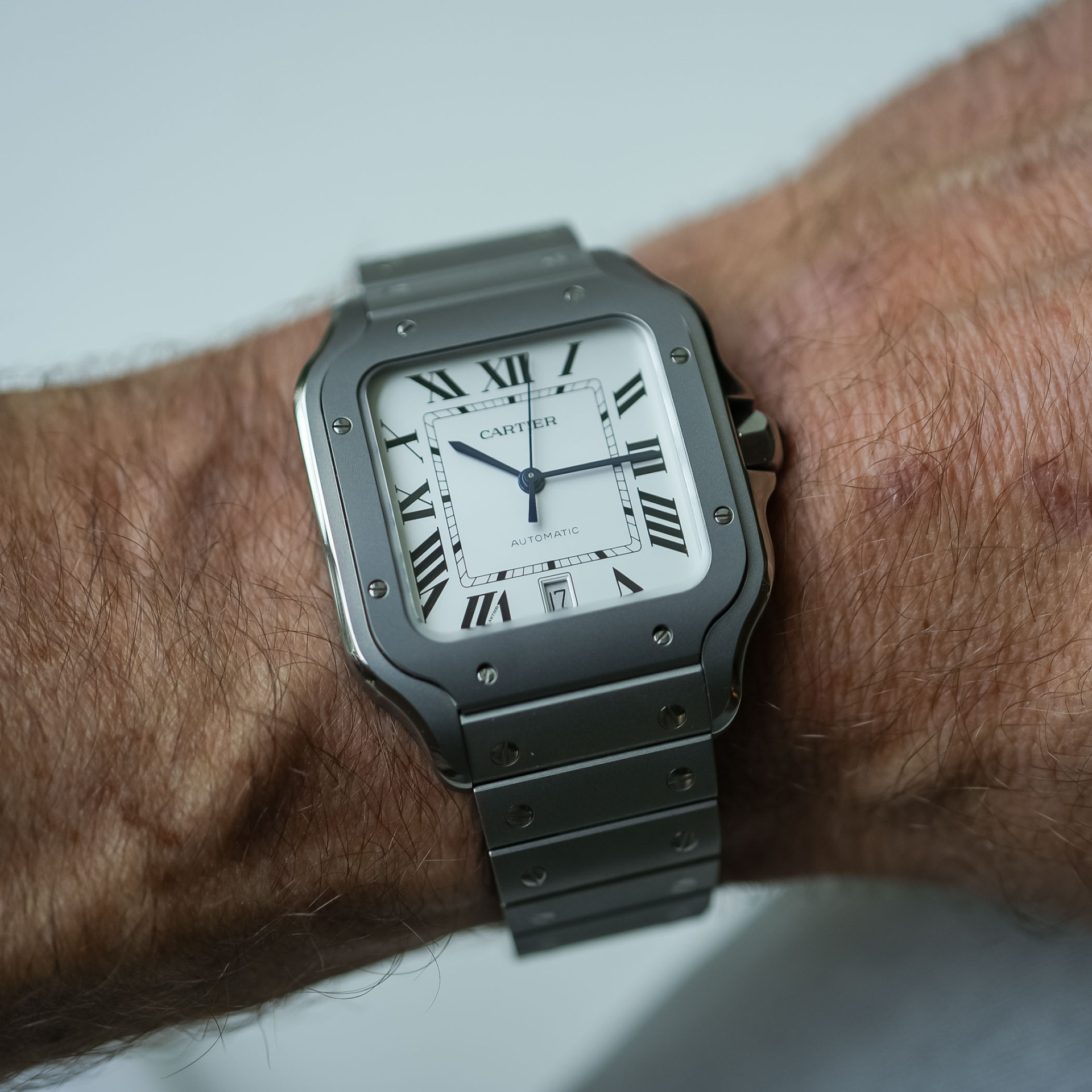 Cartier Santos de Cartier Titanium Large Model 