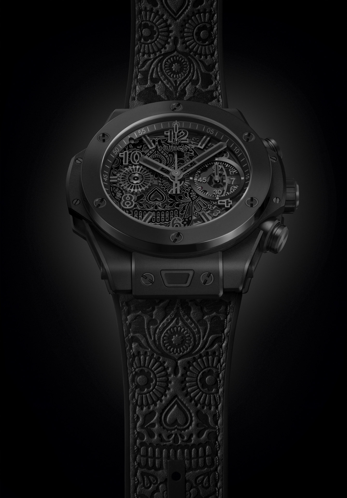 Hublot Big Bang Unico Calavera All Black