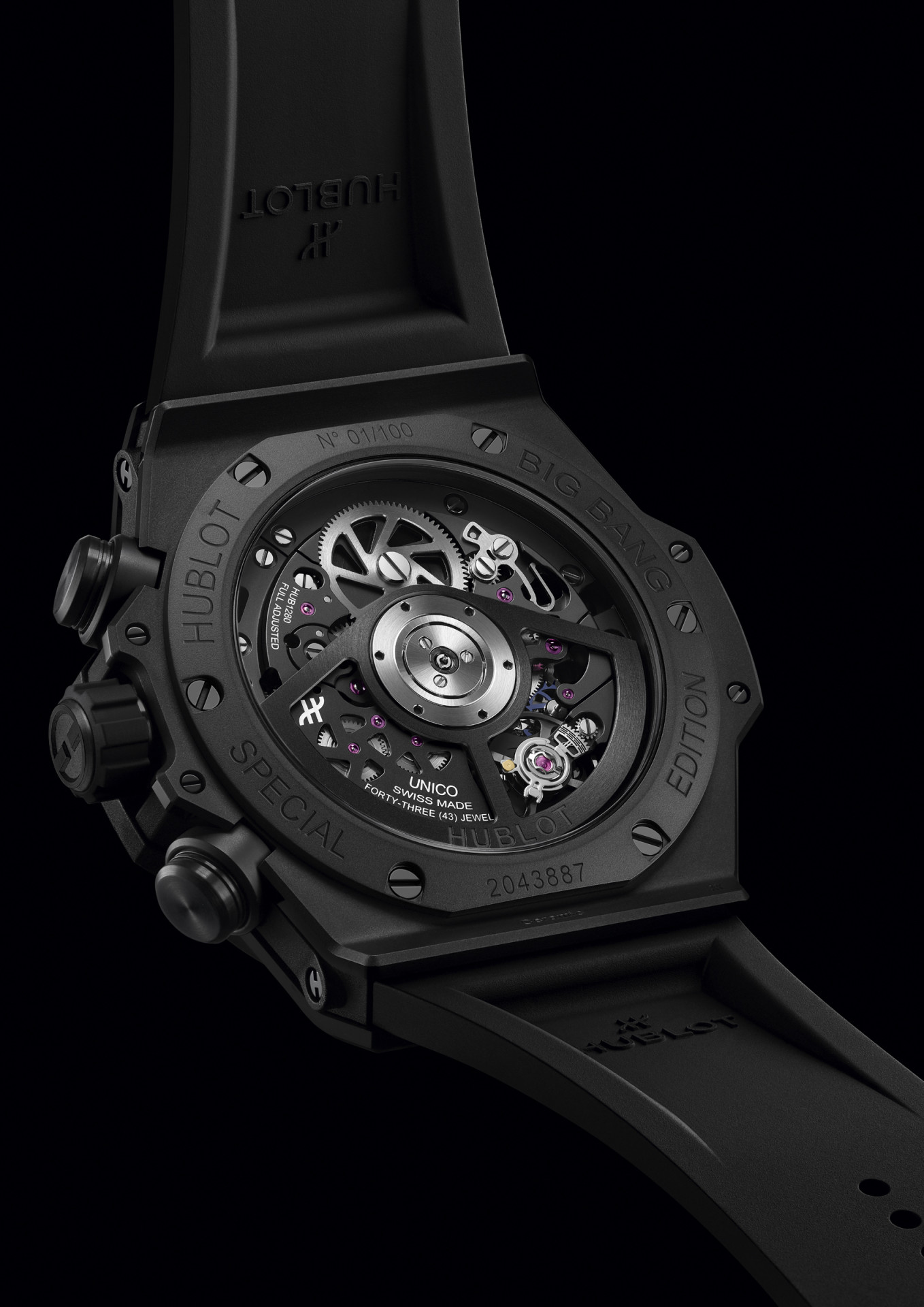 Hublot Big Bang Unico Calavera All Black