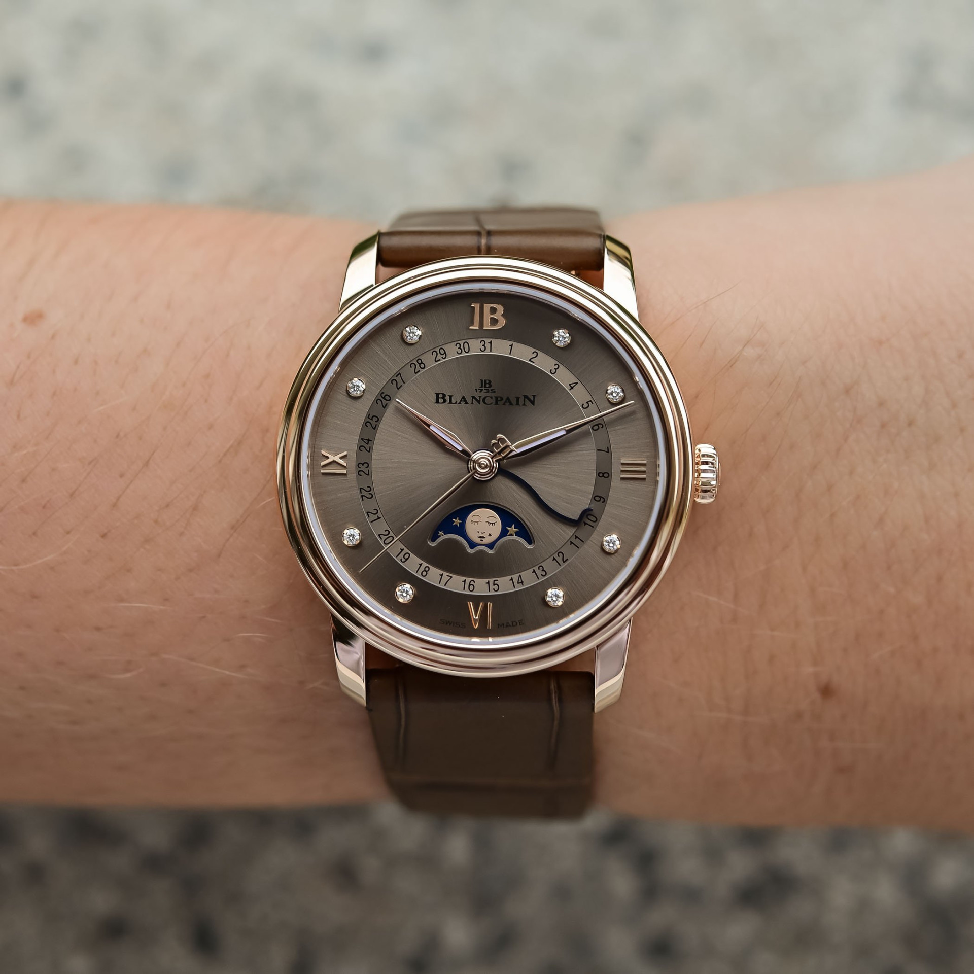 Villeret Quantieme Phases de Lune 33mm