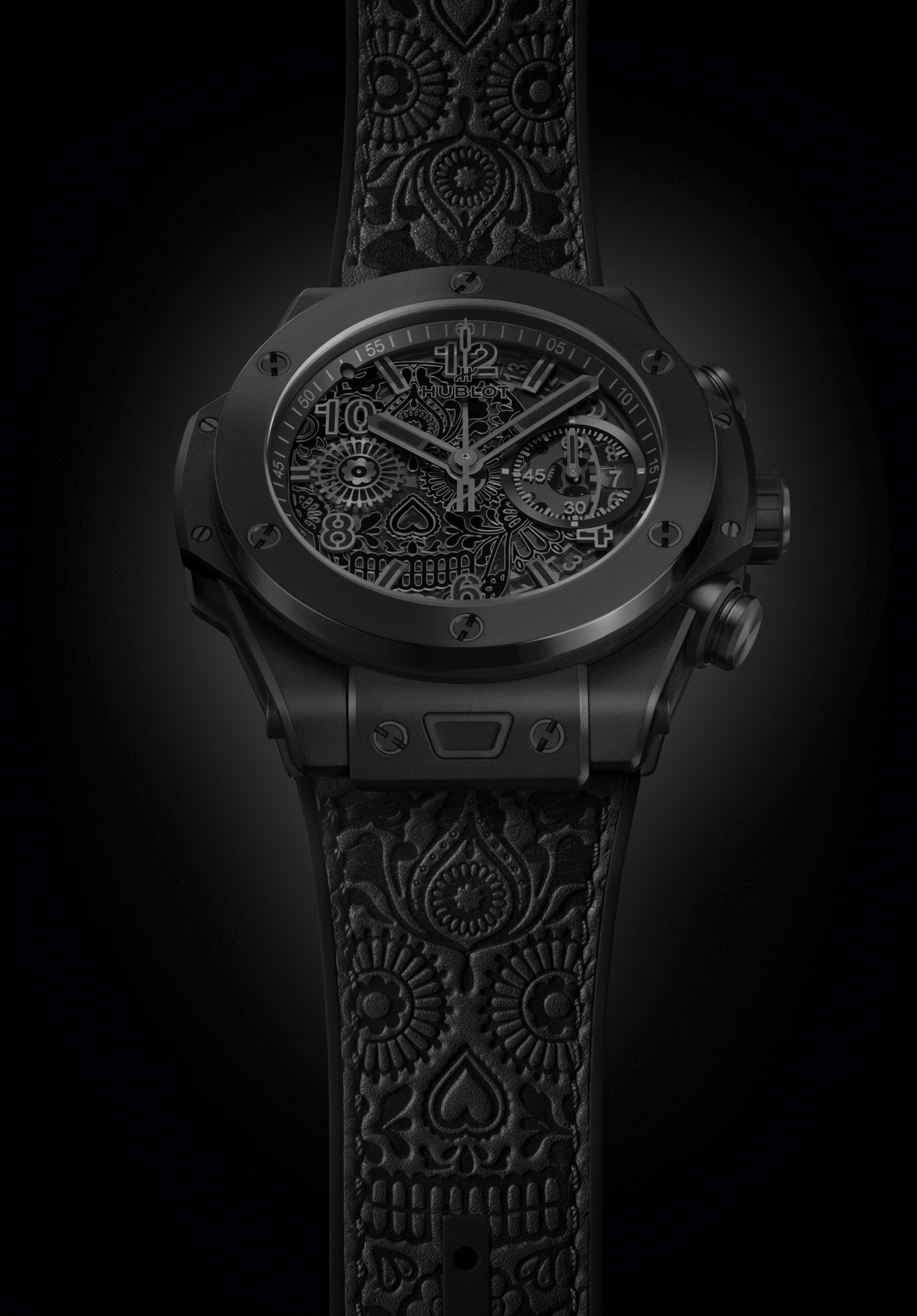 Hublot Big Bang Unico Calavera All Black
