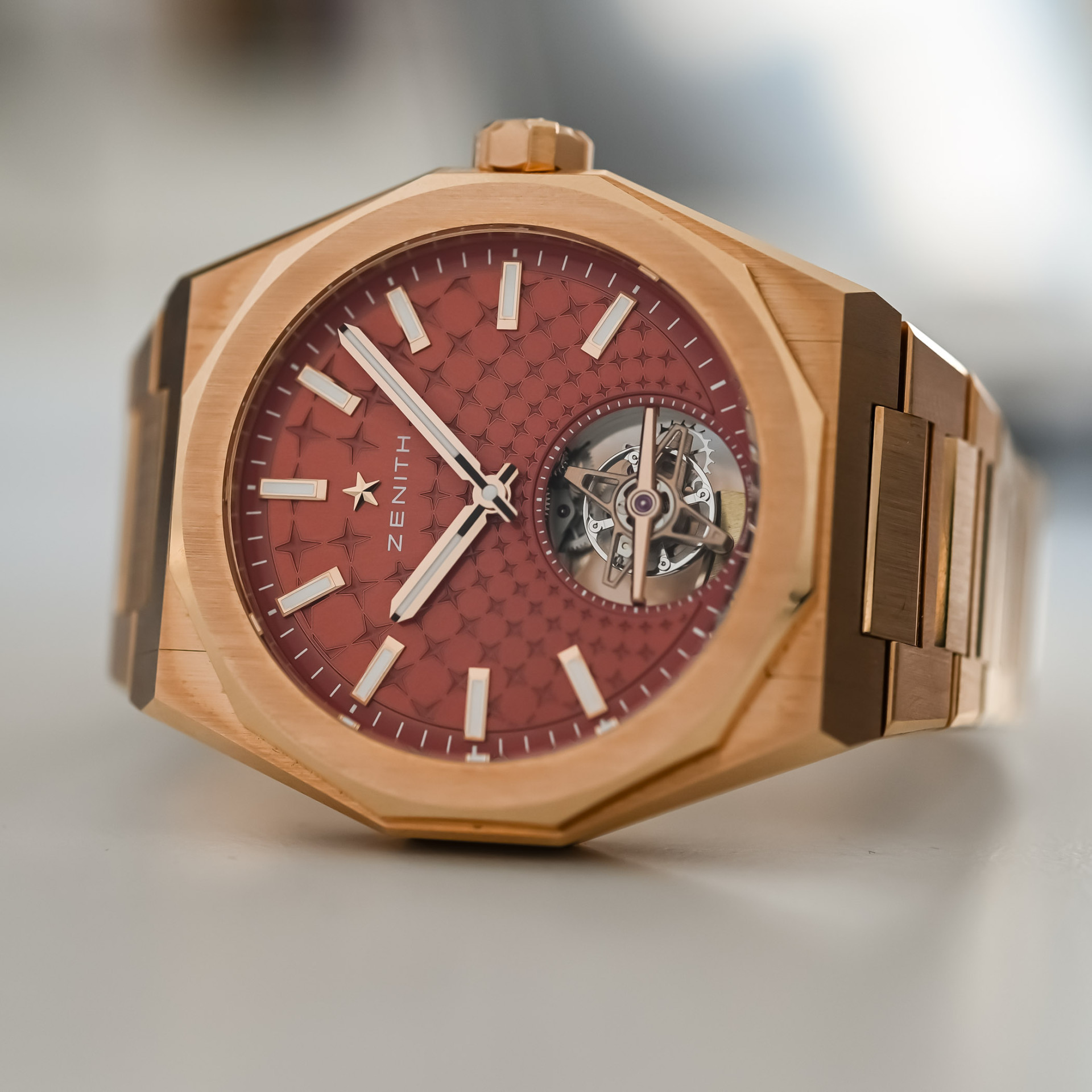 Zenith Defy Skyline Tourbillion в корпусе из розового золота
