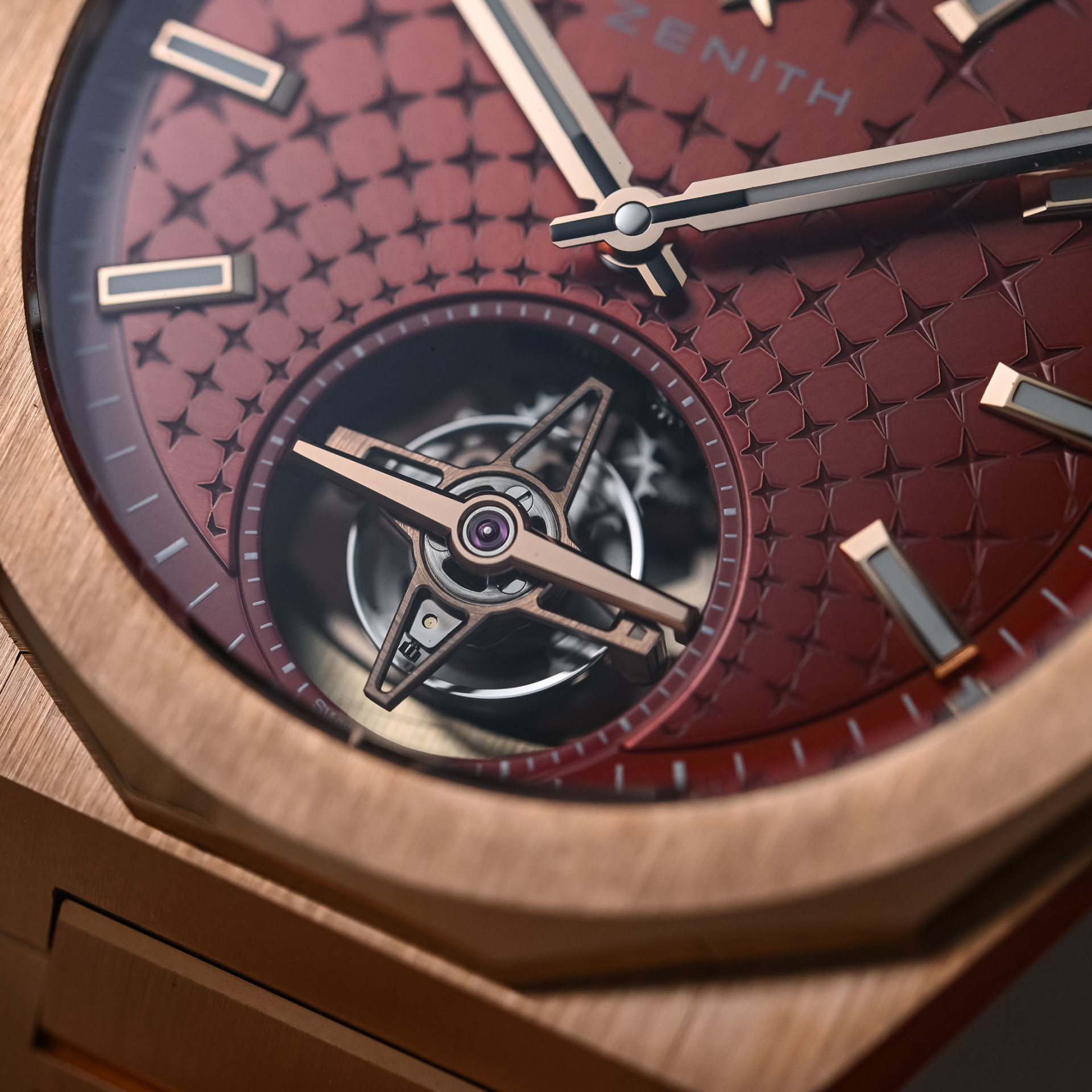 Zenith Defy Skyline Tourbillion в корпусе из розового золота