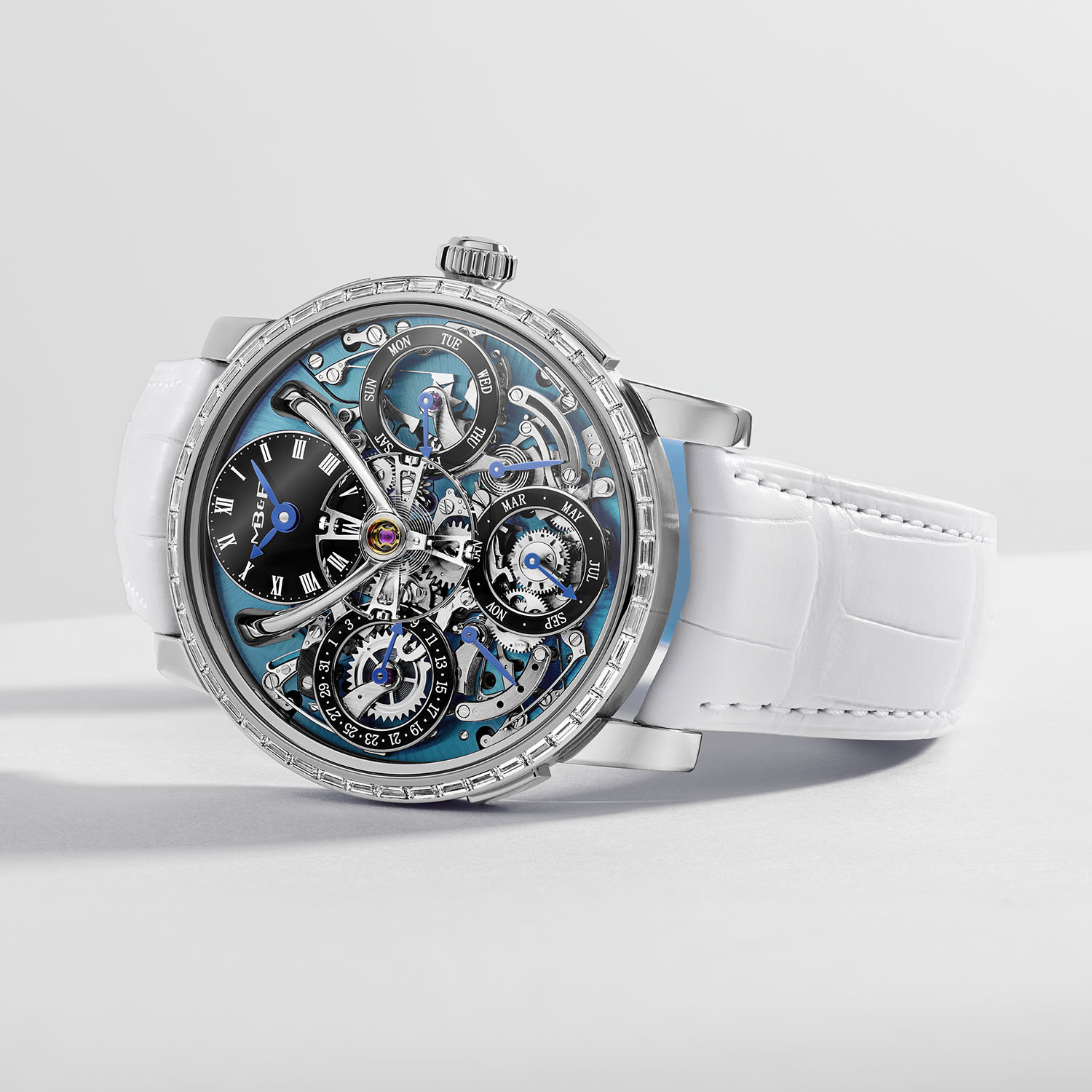 MB&F LM Perpetual Baguette Diamonds 75th Anniversary Seddiqi 