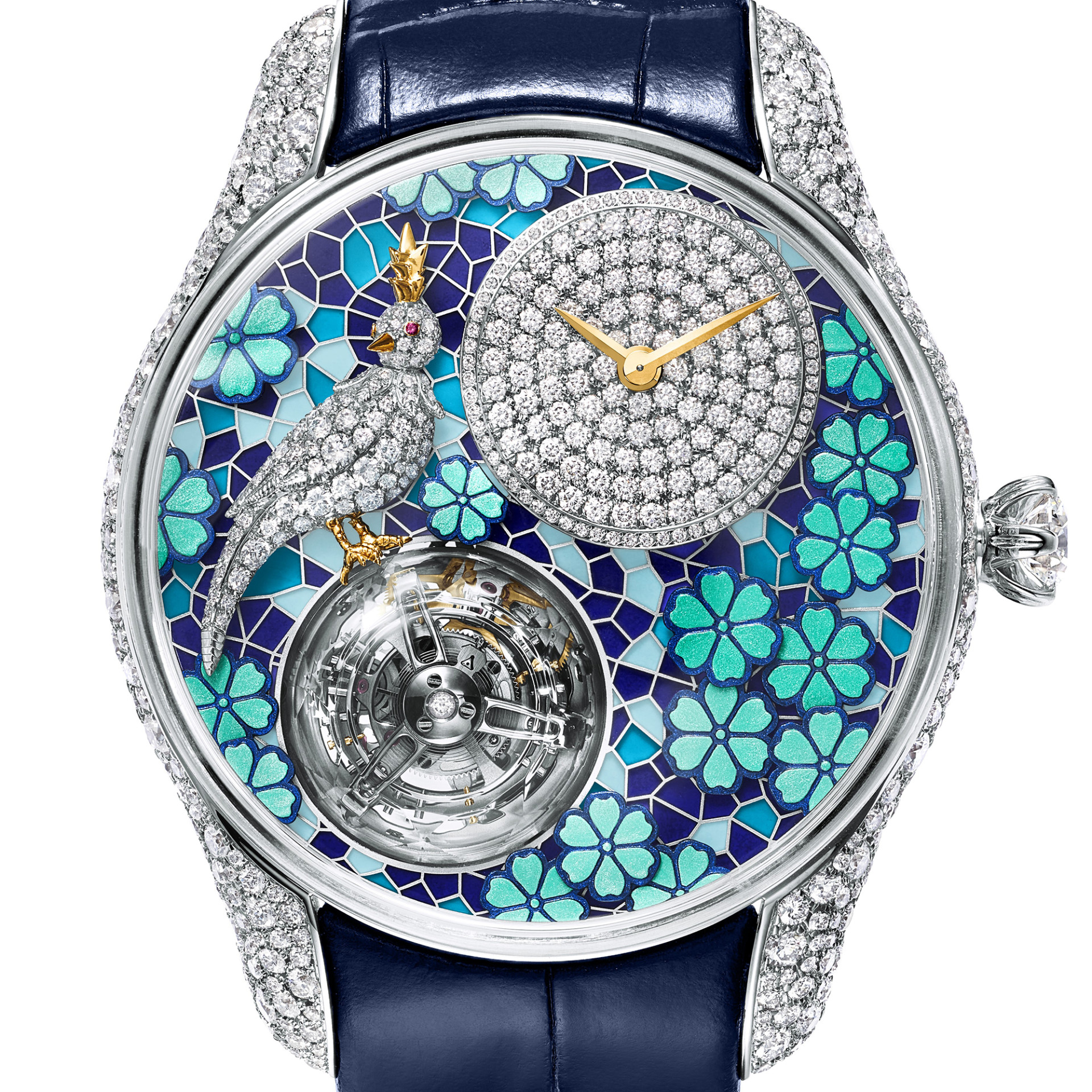 Tiffany & Co. Bird on a Flying Tourbillon - Azure Blossom Tiffany & Co. Bird on a Flying Tourbillon - Azure Blossom