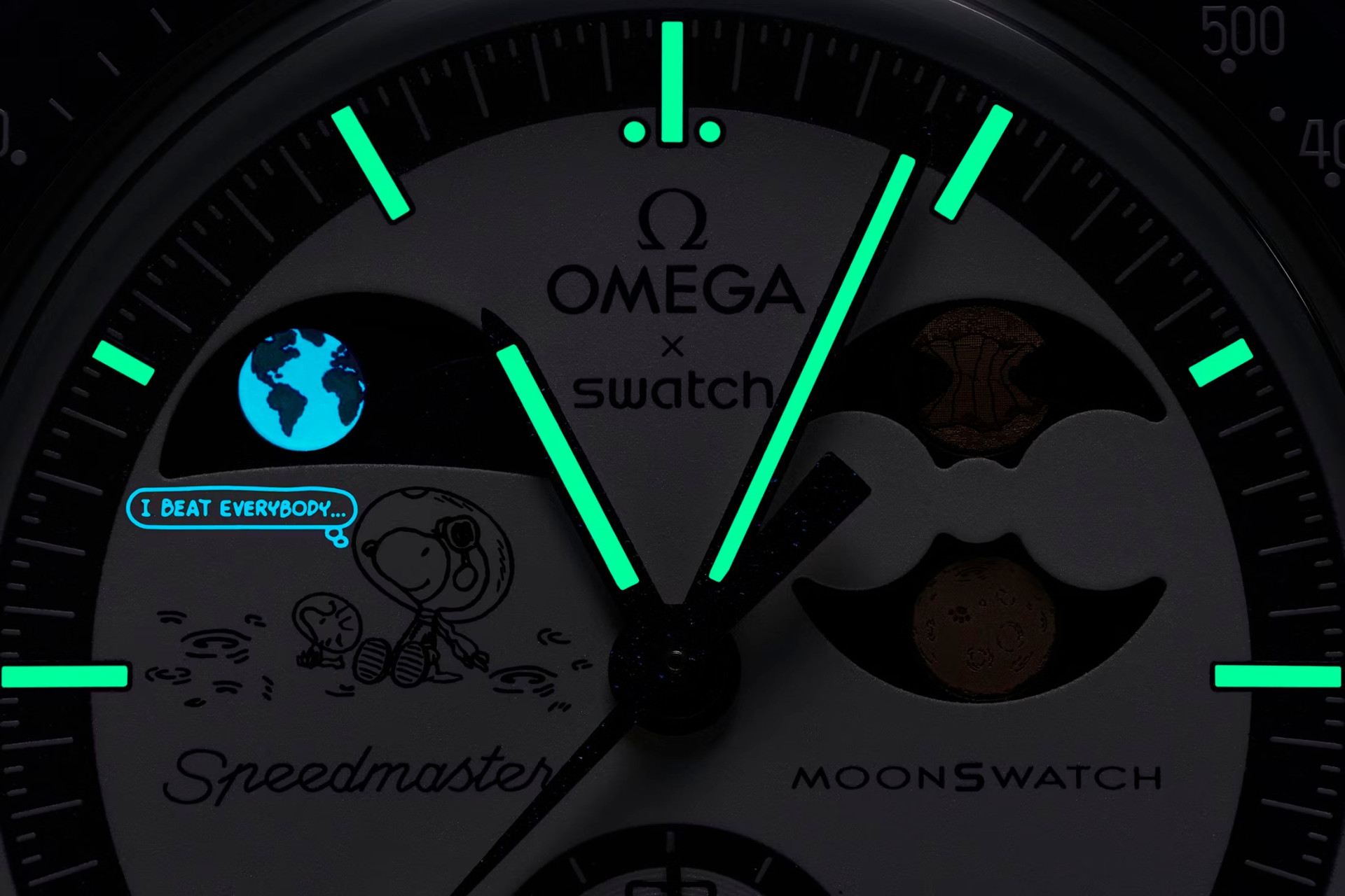 MoonSwatch Mission to Earthphase Moonshine Gold «Beaver Moon»