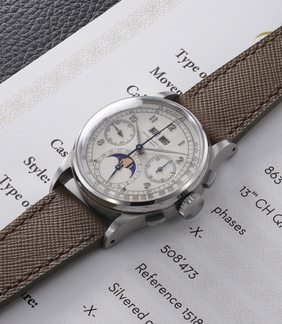 Стальные Patek Philippe Ref.1518 проданы за CHF 14,190,000