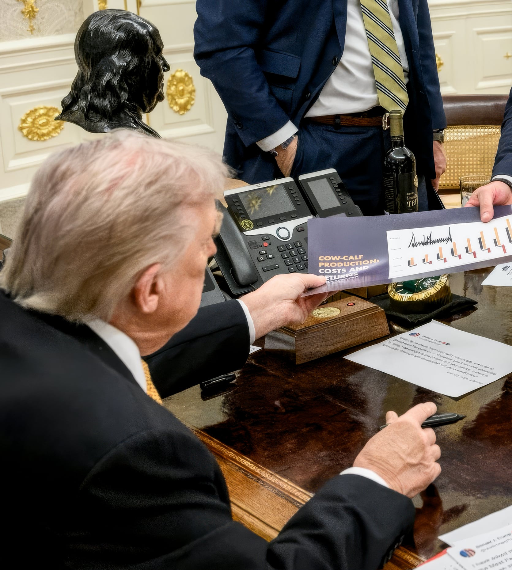 Настольные часы, замеченные в Овальном кабинете, оказались часами Rolex